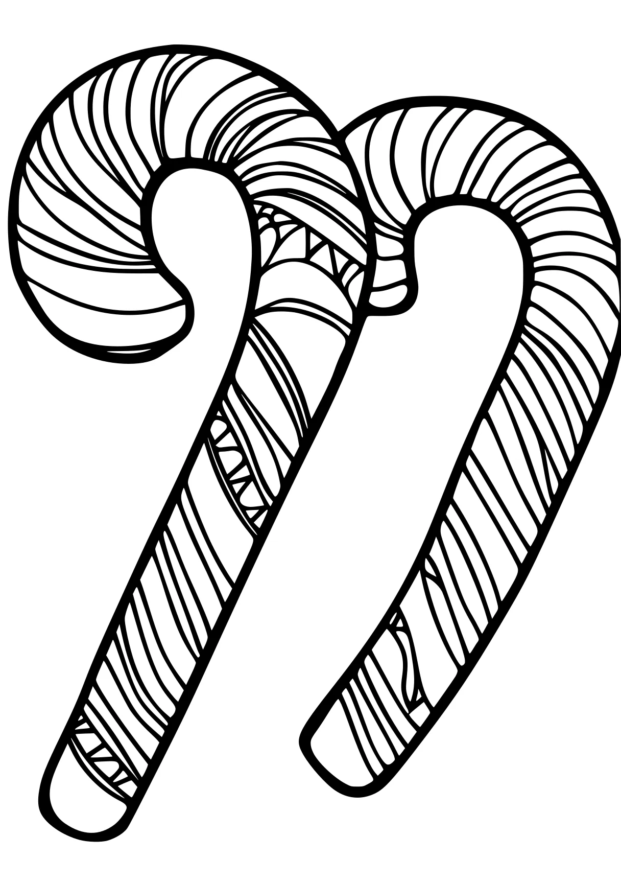 candy cane coloring page, zebra, pencils, zentangle, free downloads