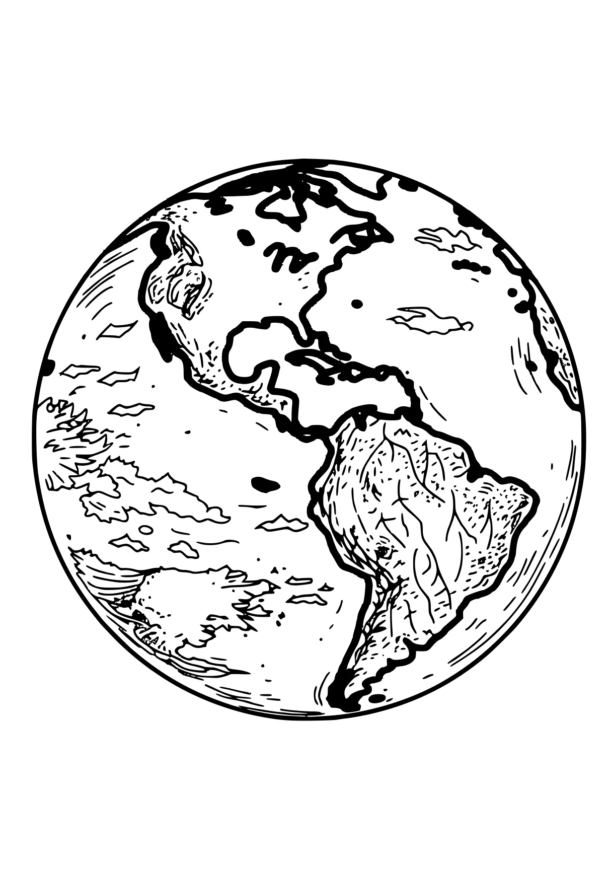 earth coloring page globe, earth, world, middle, map, free downloads