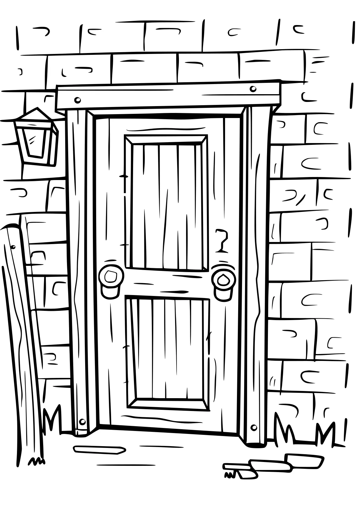 coloring pages roblox doors, neighbor, drawing, free page downloads