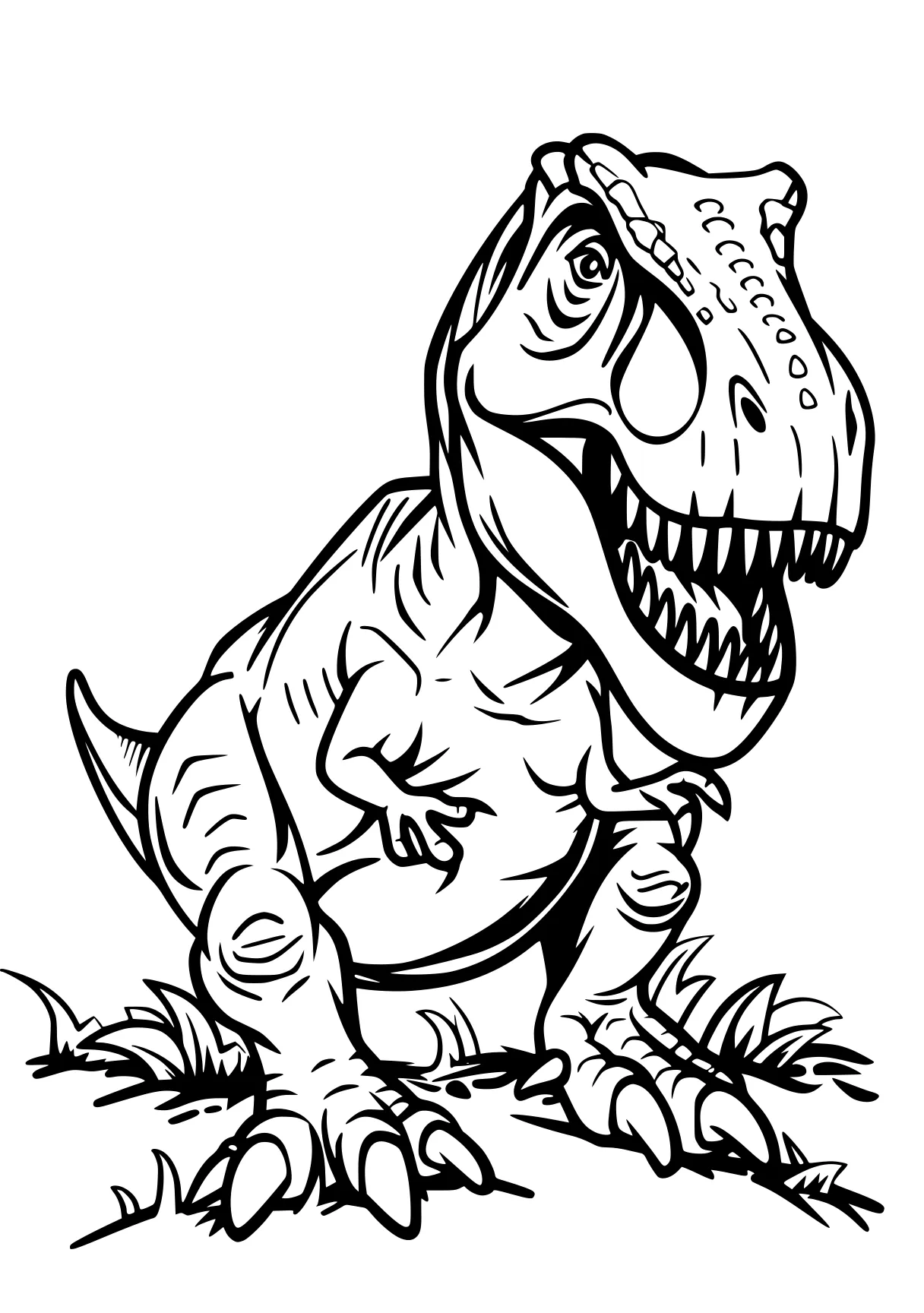 tyrannosaurus rex coloring page tyrannosaurus, indoraptor, trex, dinosaur, t-rex, free downloads