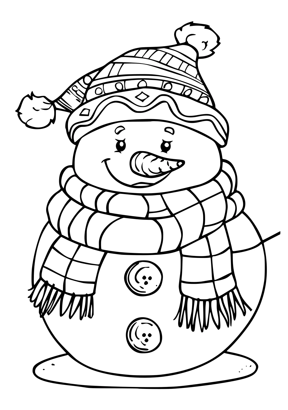 holiday coloring pages snowman, winter, illustrator, free page downloads