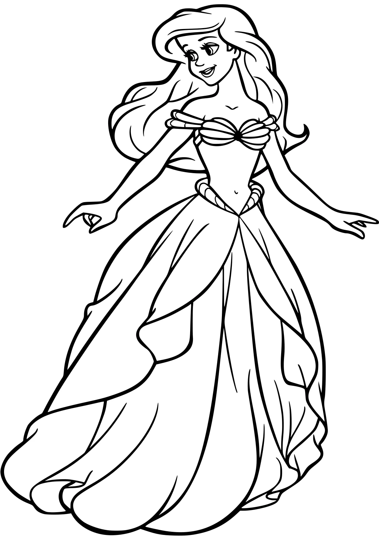 princess ariel coloring pages rosalina, widow, lady, free page downloads