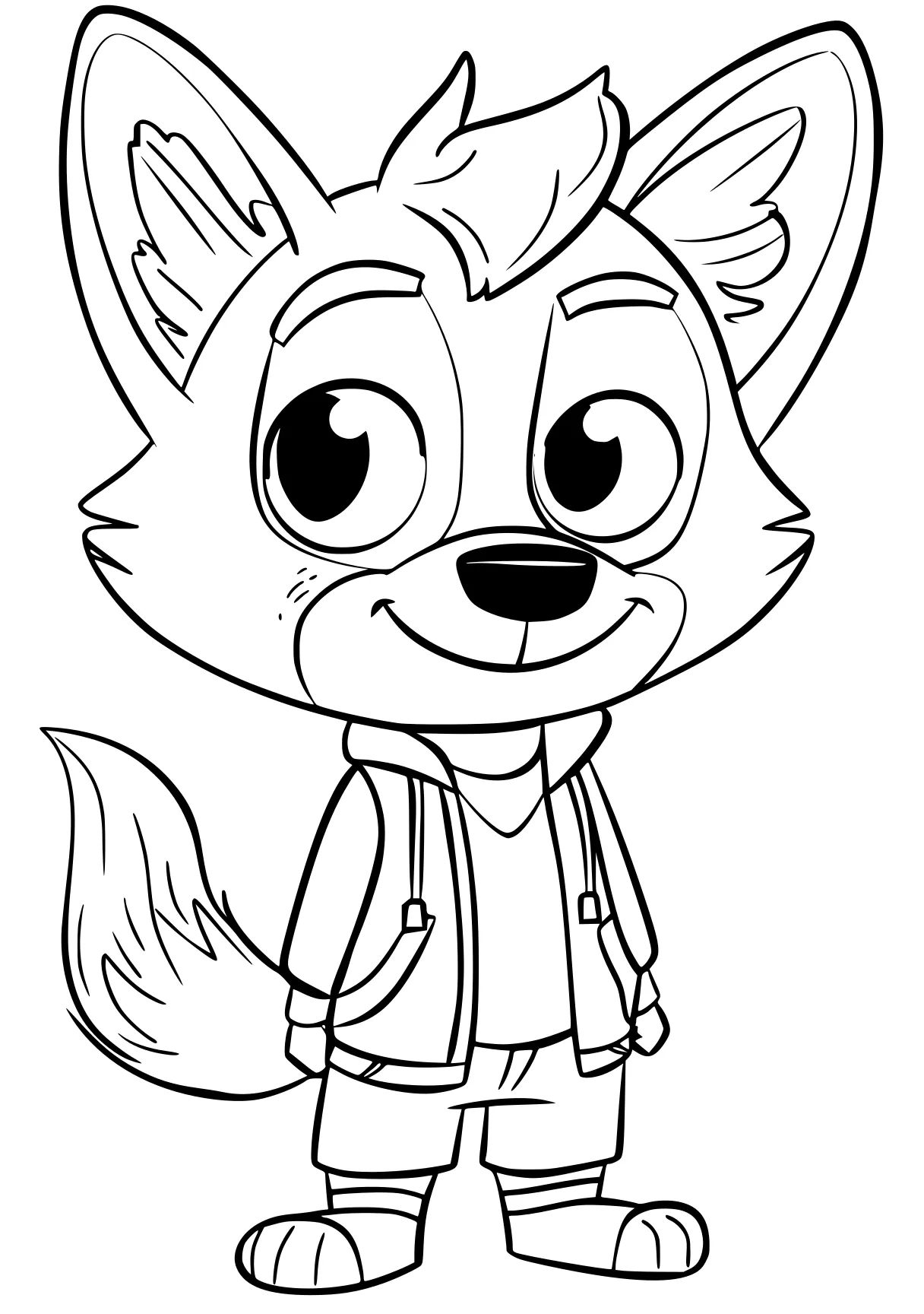 disney coloring pages printable fox, raccoon, nick, racoon, foxy, free page downloads