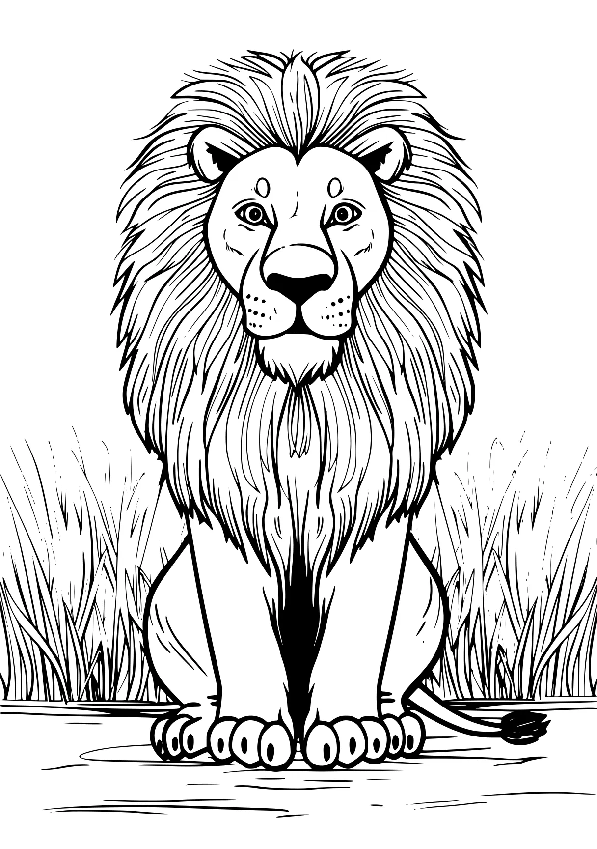 lion coloring pages lion, lions, safari, illustrator, simba, free page downloads