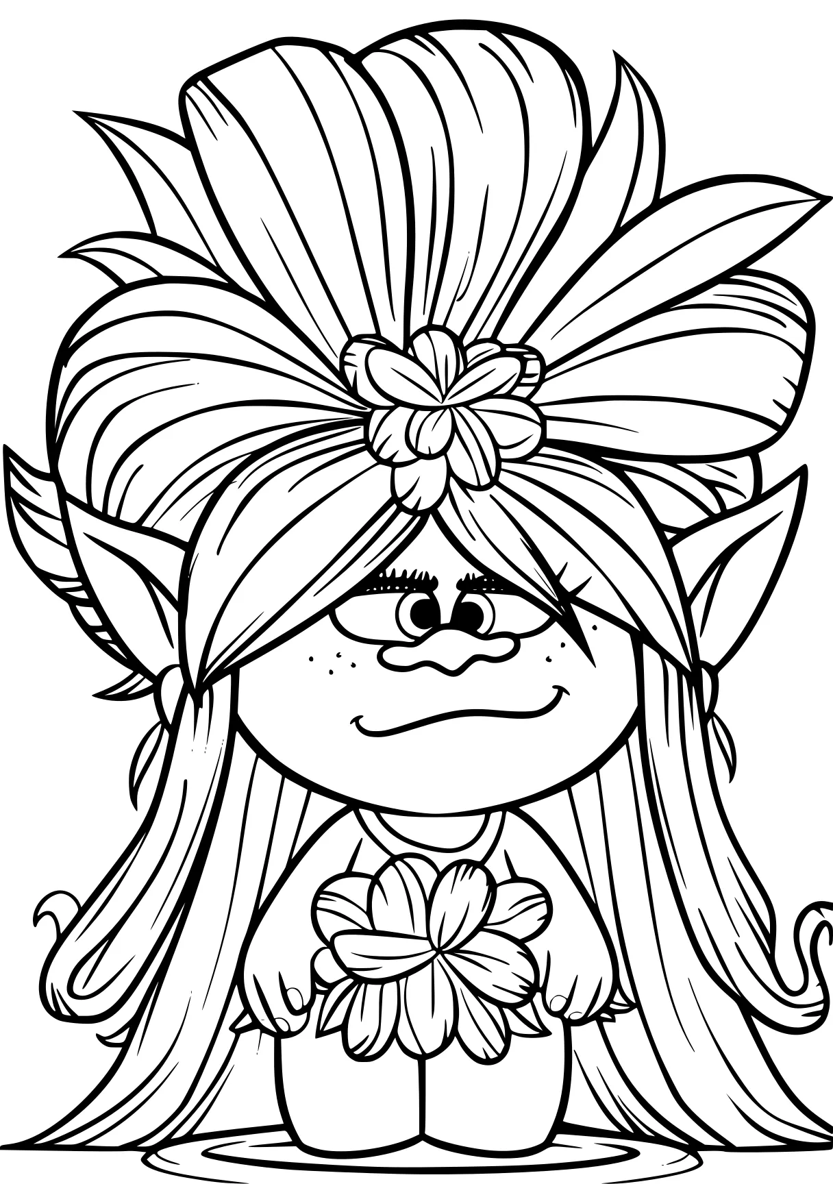 trolls coloring pages moana, gnome, hedgehog, free page downloads