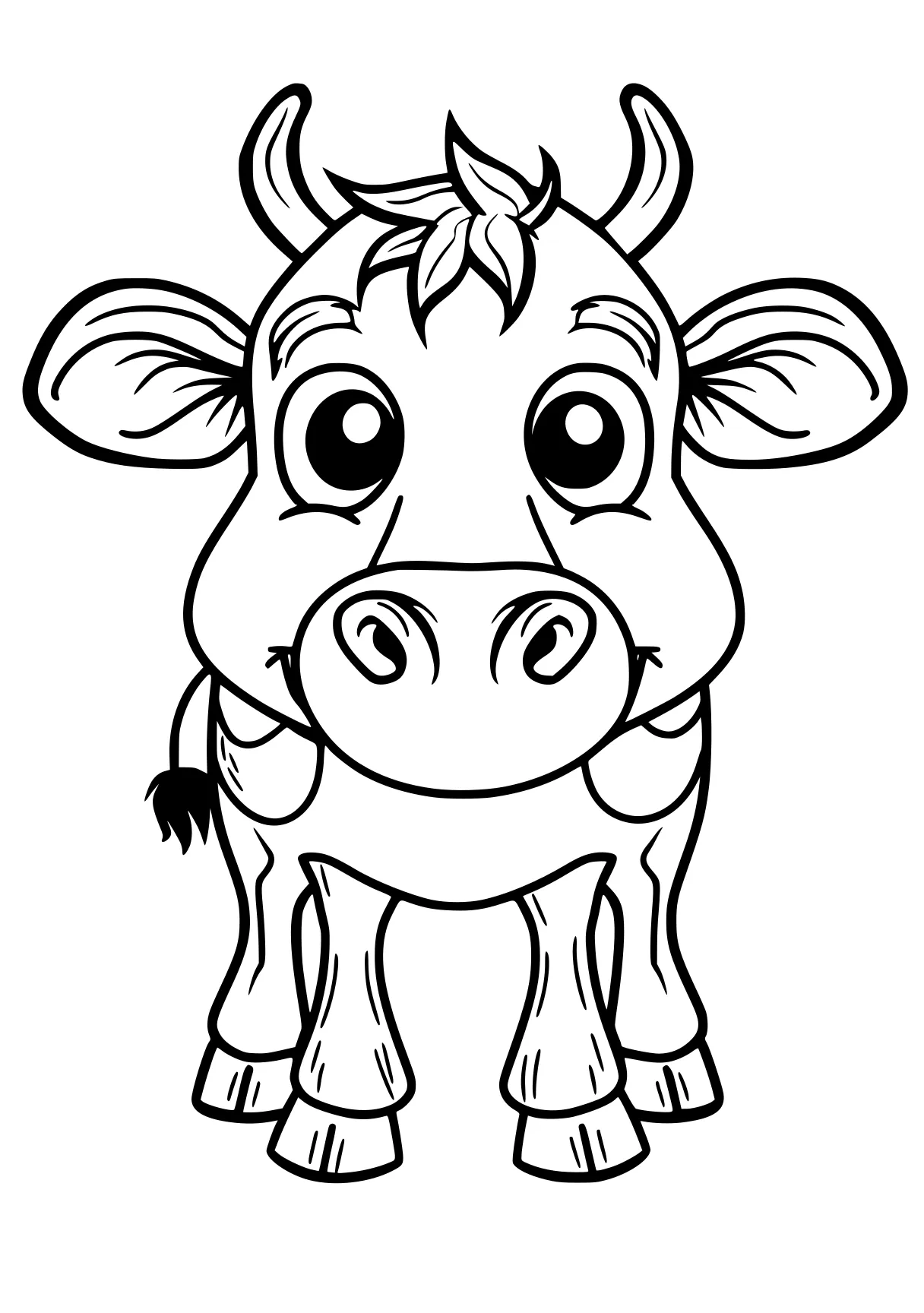 farm animal coloring pages cow, sheep, buffalo, peppa, pig, free page downloads