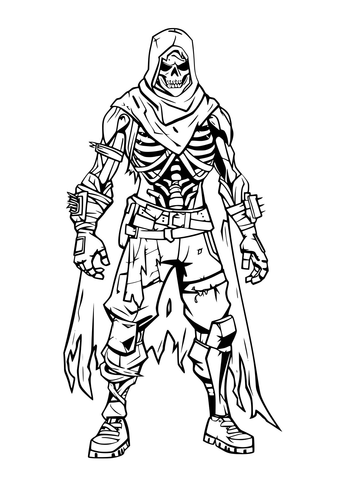 fortnite coloring page ranger, broly, scarecrow, link, knight, free downloads