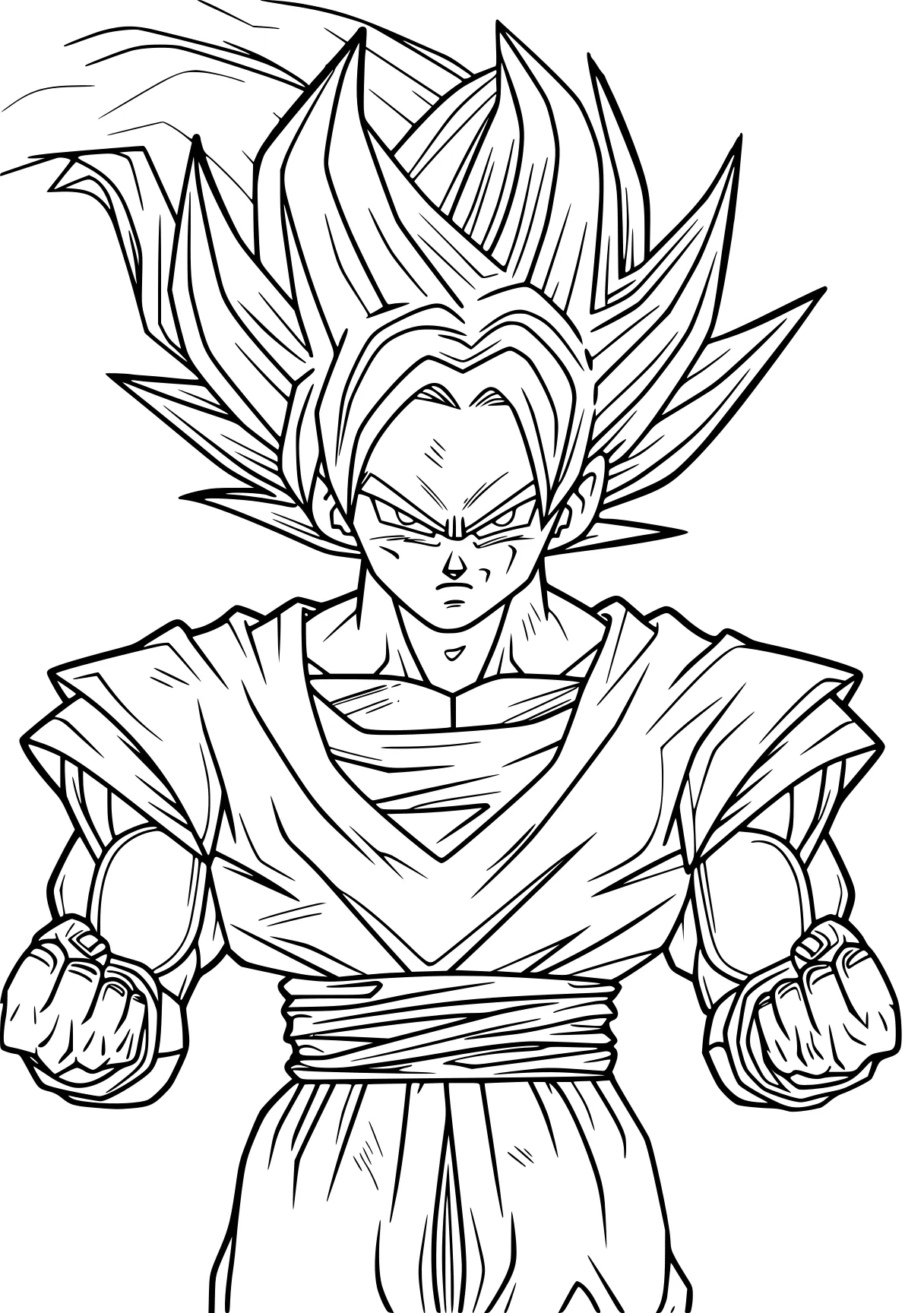 goku coloring pages gogeta, goku, broly, vegeta, vegito, free page downloads