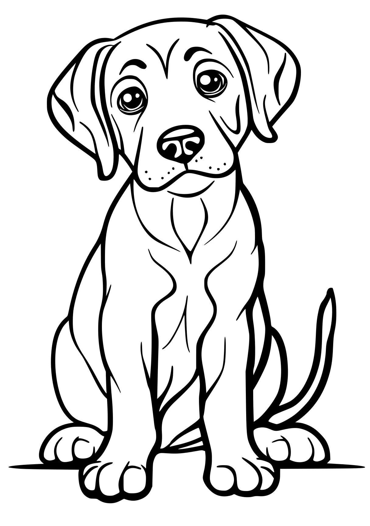 dog coloring sheet retriever, illustrator, puppy, clifford, dog, free page downloads