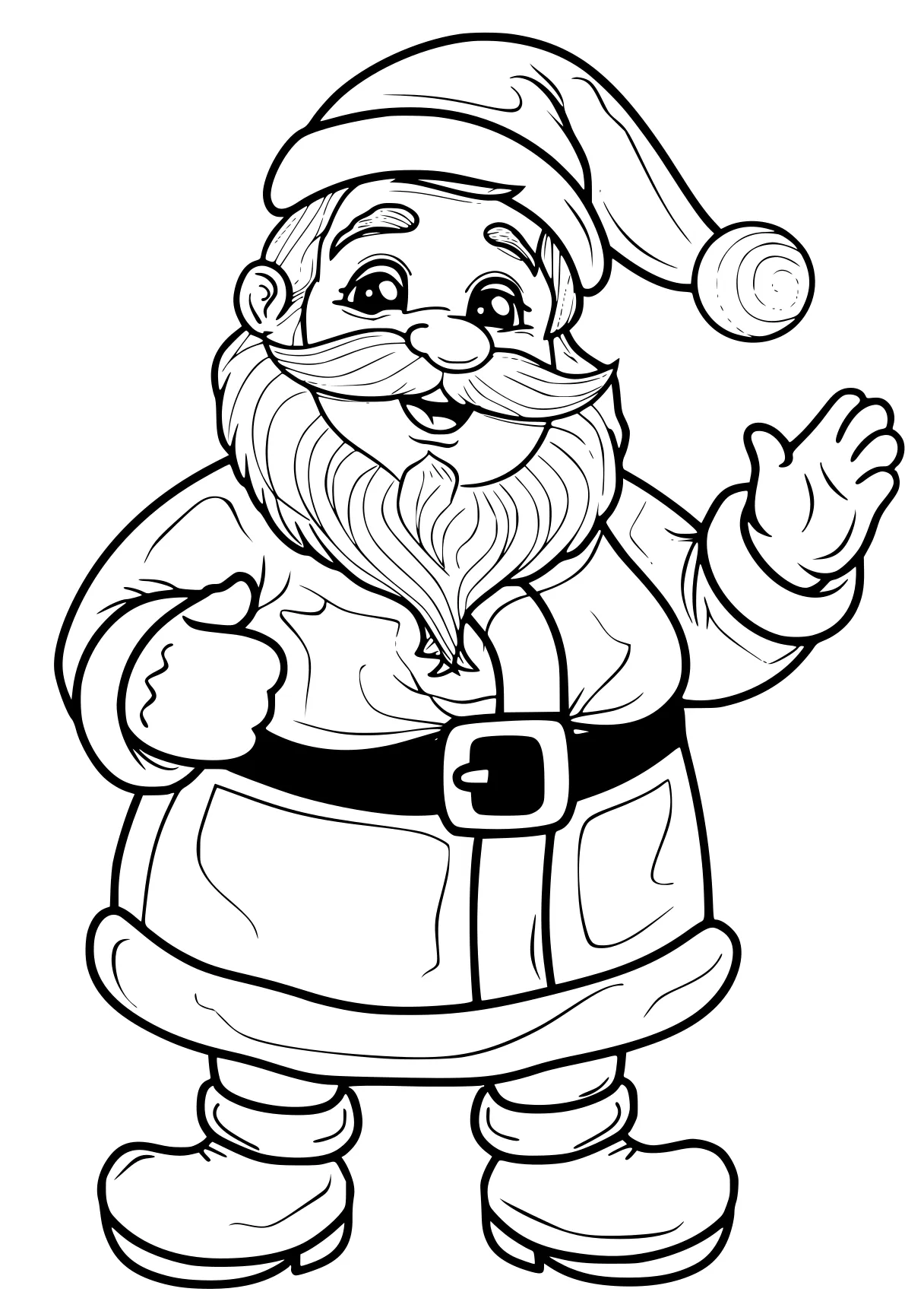 santa coloring pages claus, santa, merry, elf, gnome, free page downloads