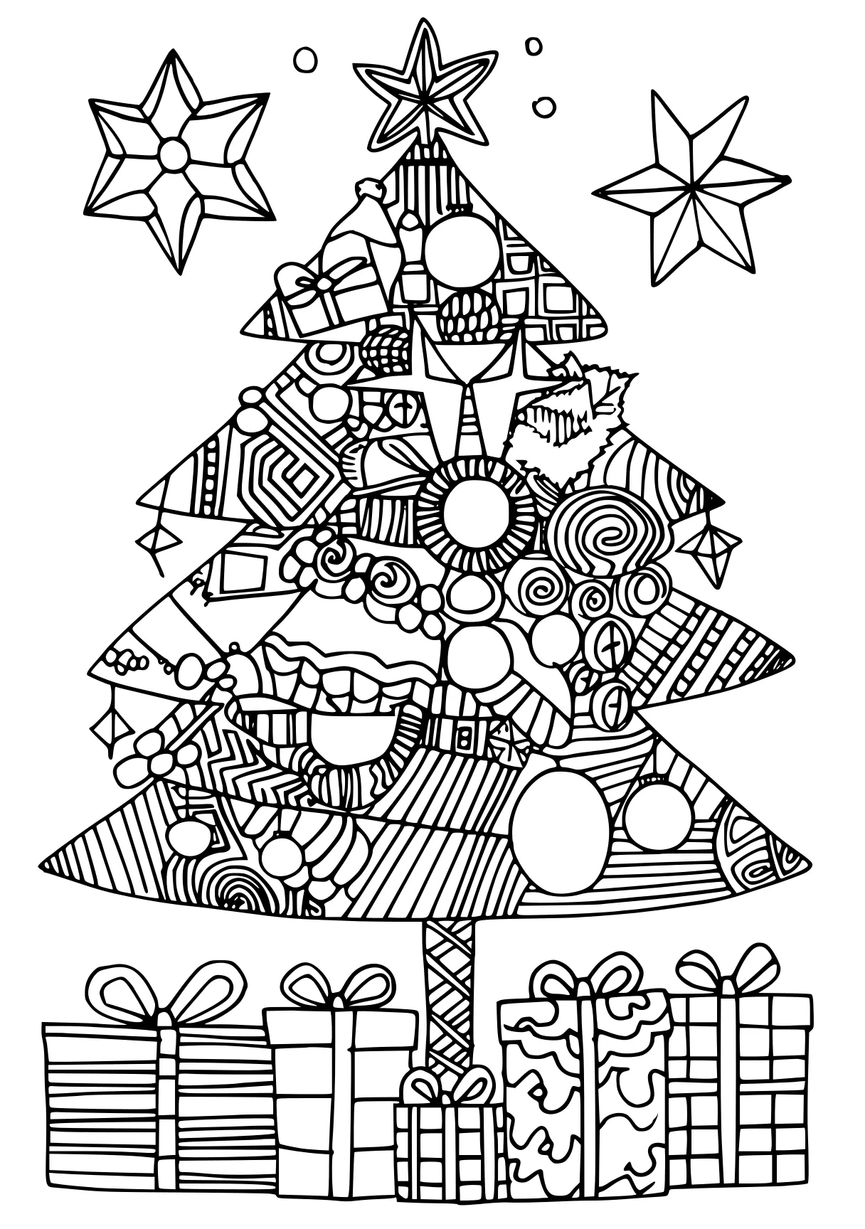 christmas coloring sheets printable ornament, tree, merry, free page downloads