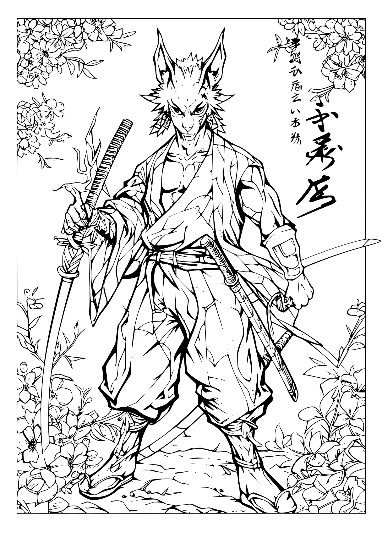 demon slayer colouring pages tanjiro, naruto, sasuke, shin, sword, free coloring page downloads