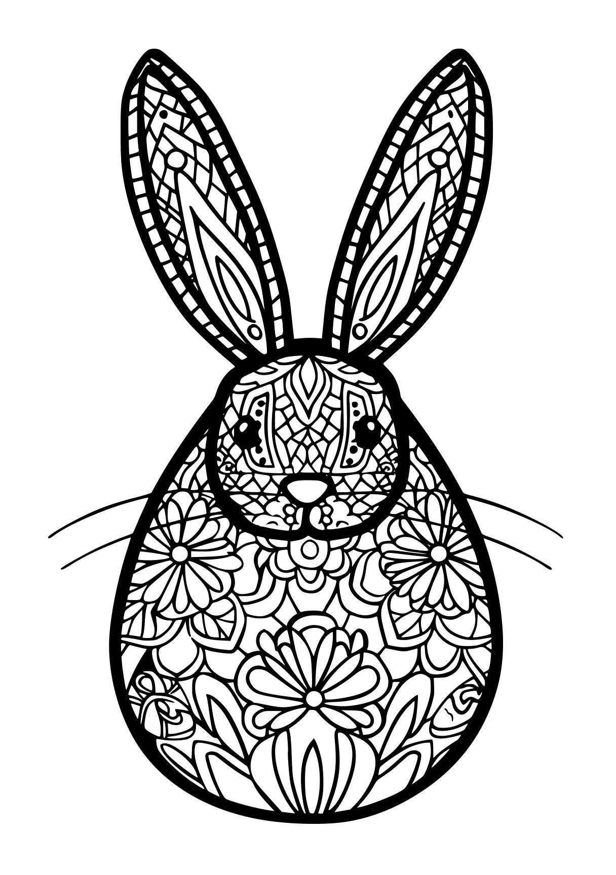 printable easter coloring pages rabbit, bunny, illustrator, free page downloads