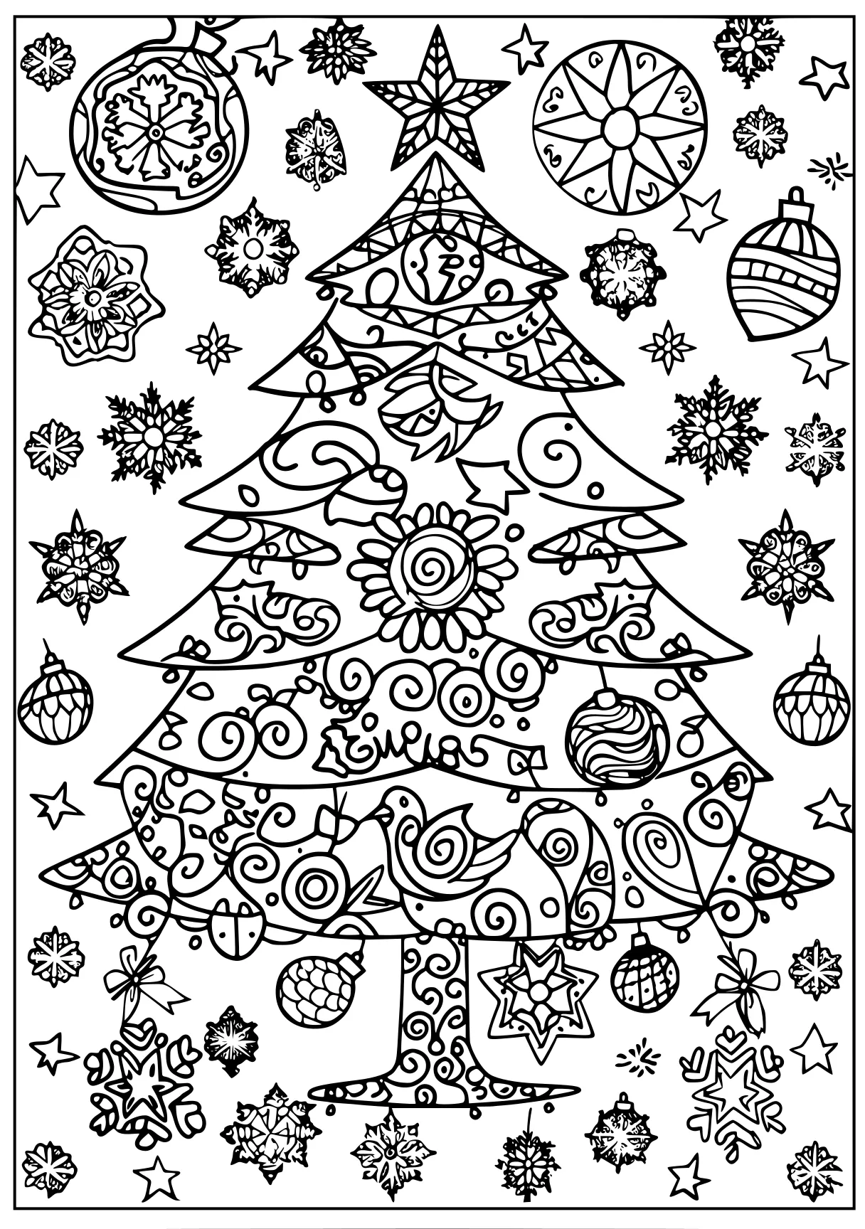 coloring pages printable disney, ornament, zentangle, tree, free page downloads