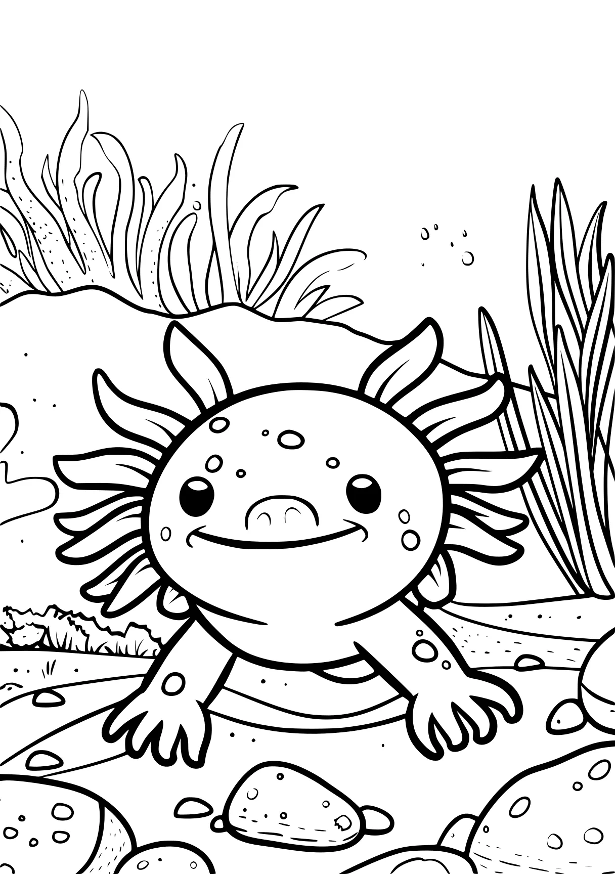 axolotl coloring page axolotl, octonauts, sun, free downloads