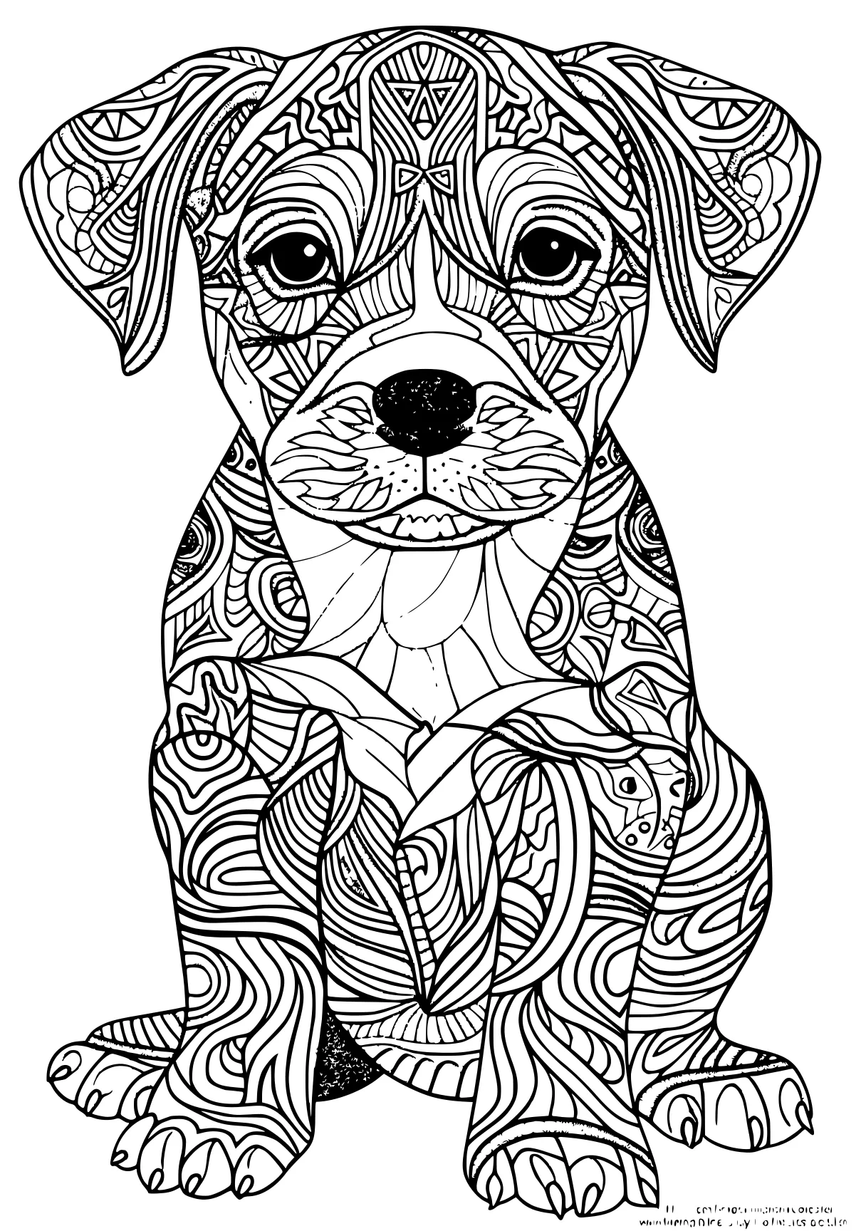 puppy dog coloring pages chihuahua, illustrator, zentangle, free page downloads