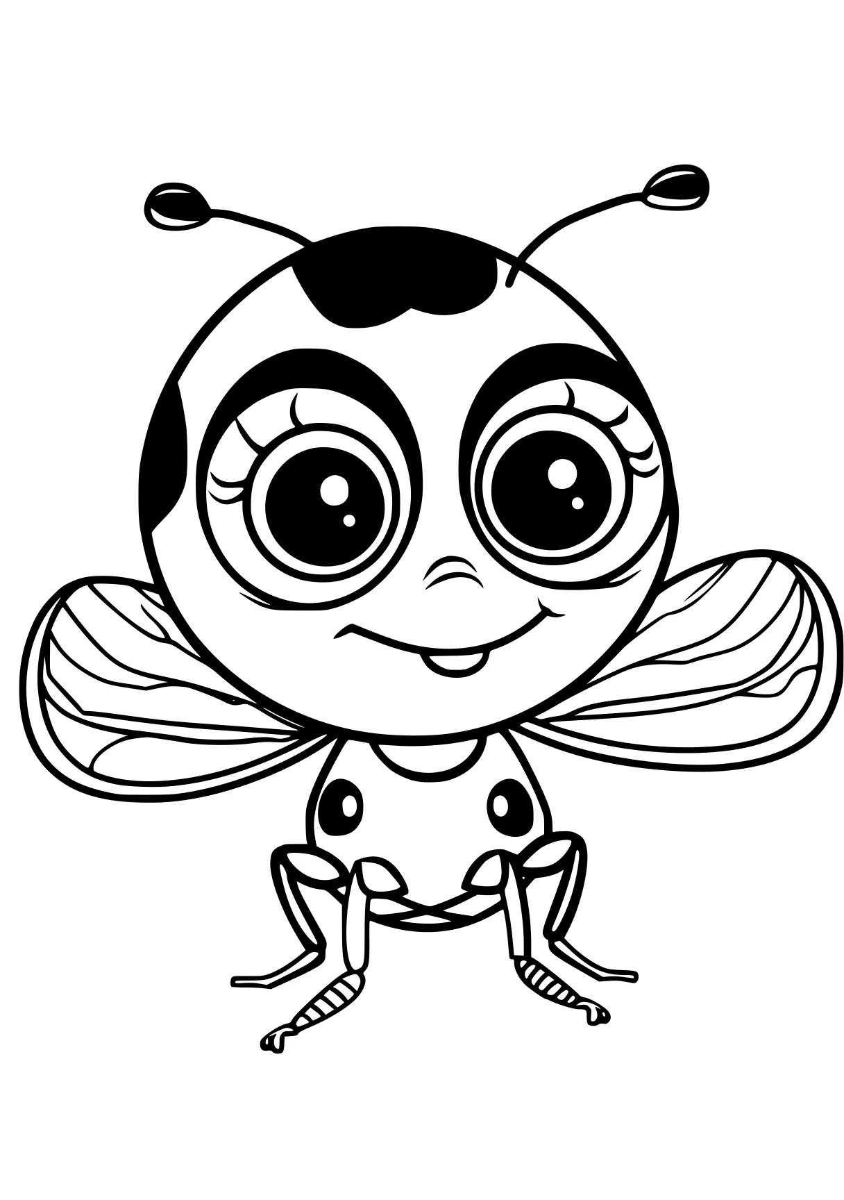 miraculous ladybug coloring page bee, insect, ladybug, insects, bugs, free downloads