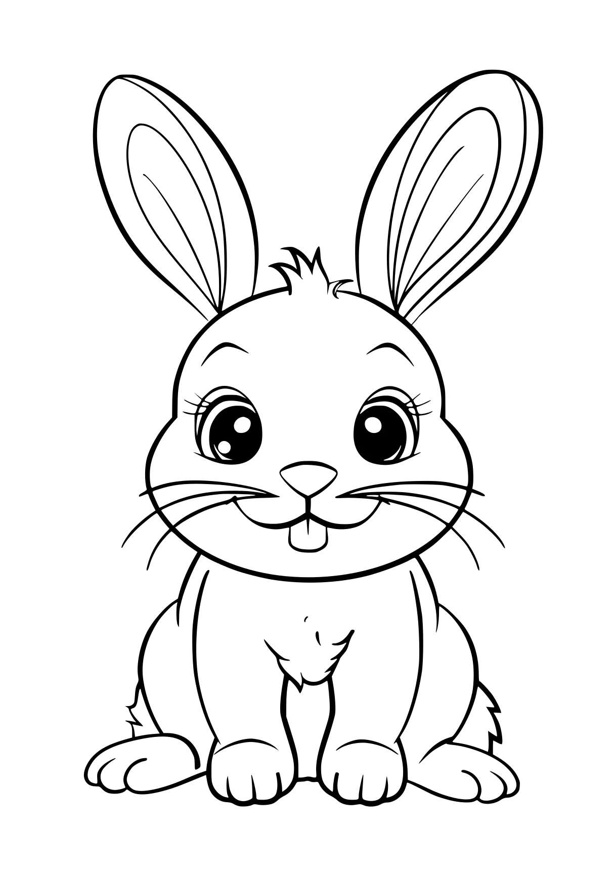 bunny coloring page bunny, rabbit, scorbunny, bunzo, illustrator, free downloads