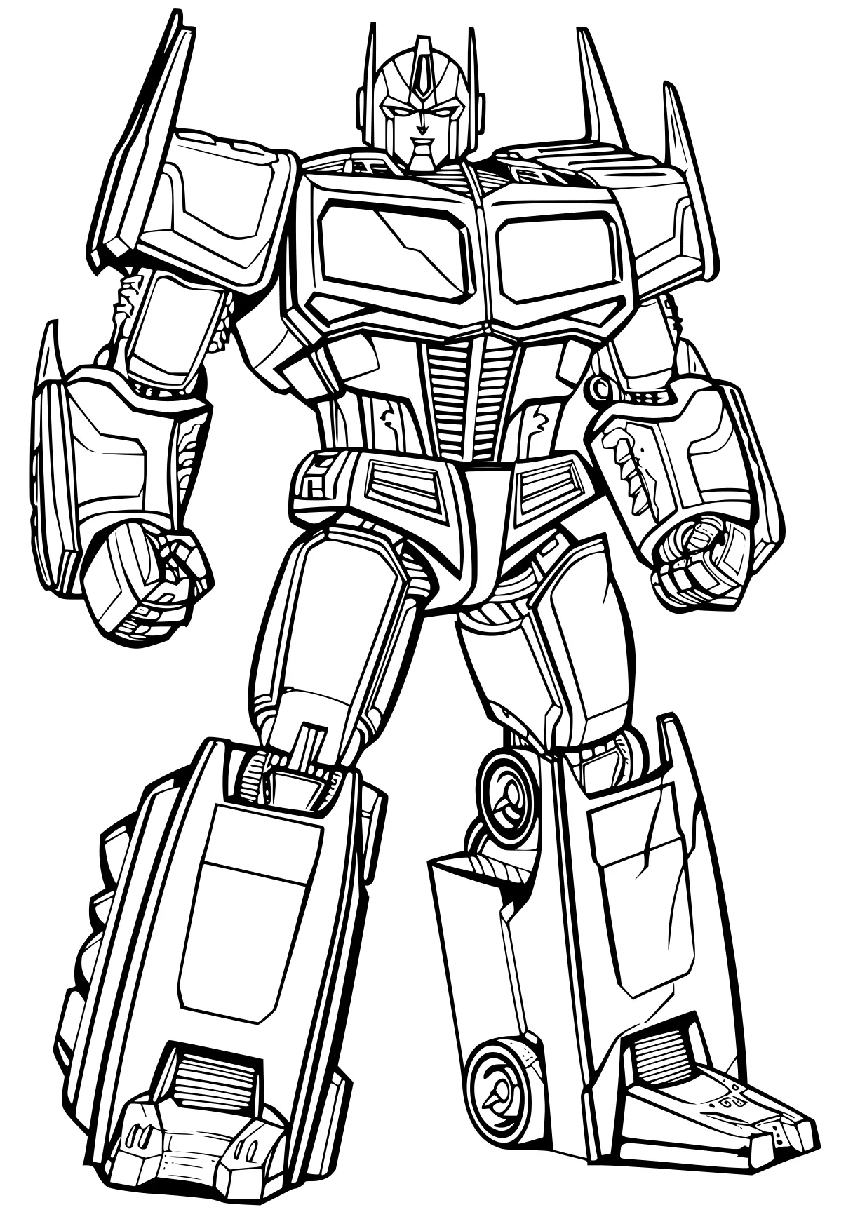 transformer coloring page optimus, megatron, rid, gundam, transformer, free downloads