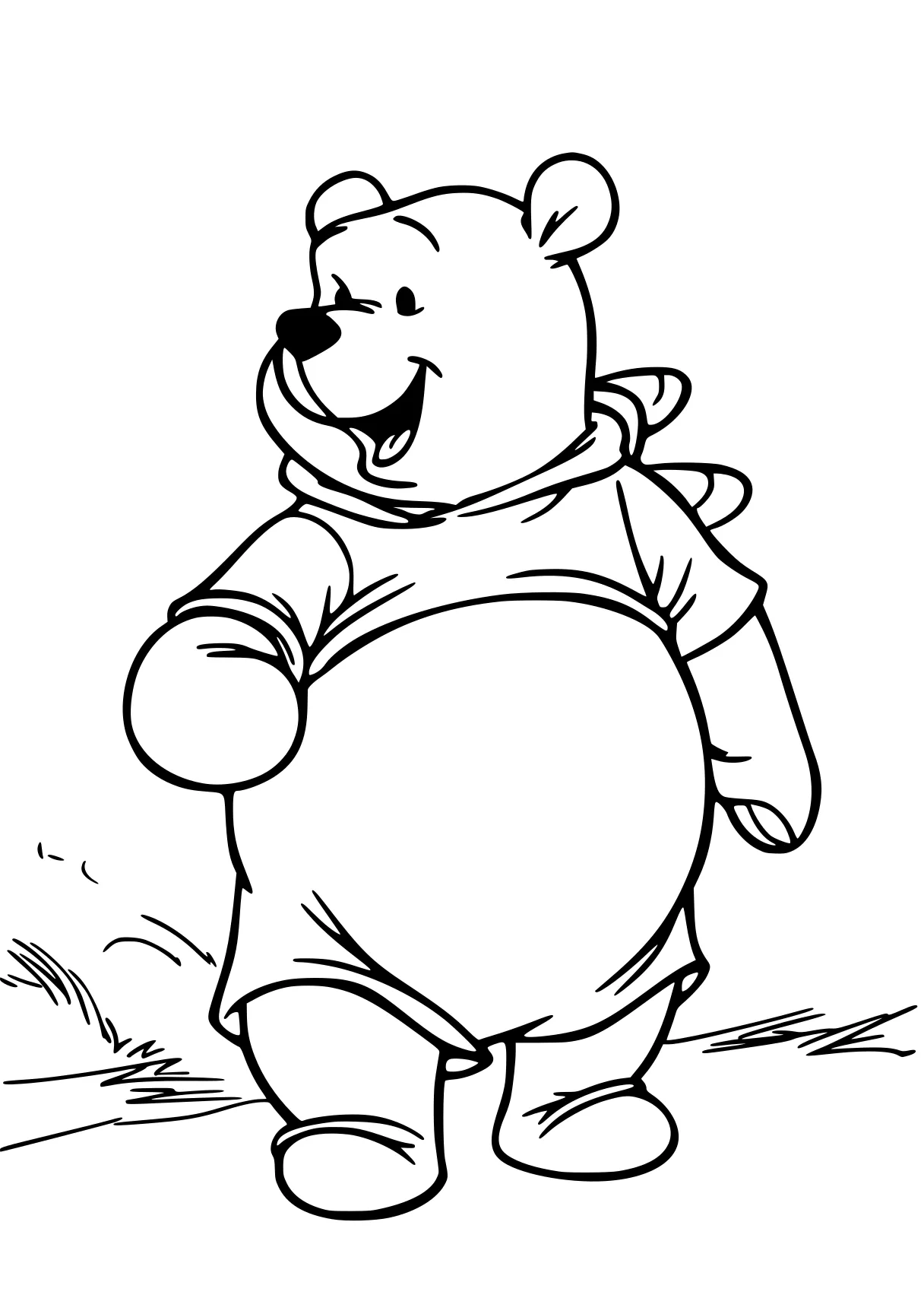 pooh bear coloring pages pooh, winnie, bear, piglet, round, free page downloads