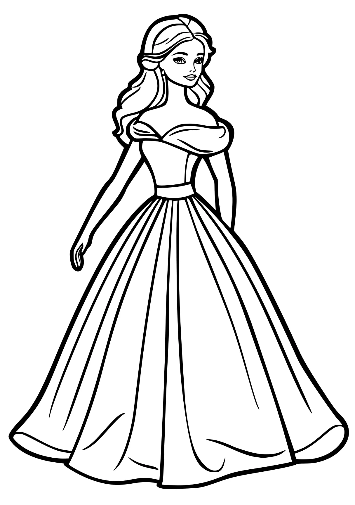 barbie coloring sheet rosalina, princess, cinderella, rapunzel, dresses, free page downloads