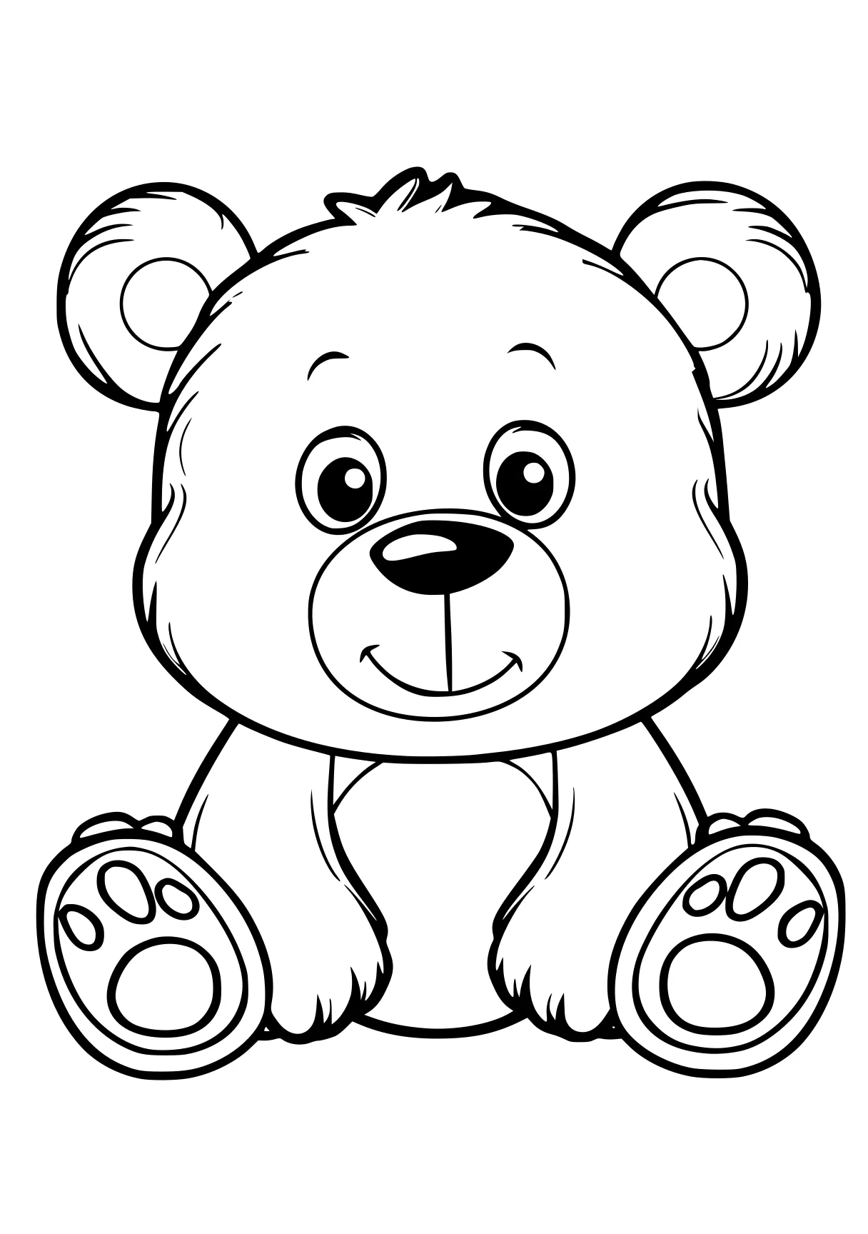 animal coloring pages for adults bear, fazbear, koala, teddy, bears, free page downloads