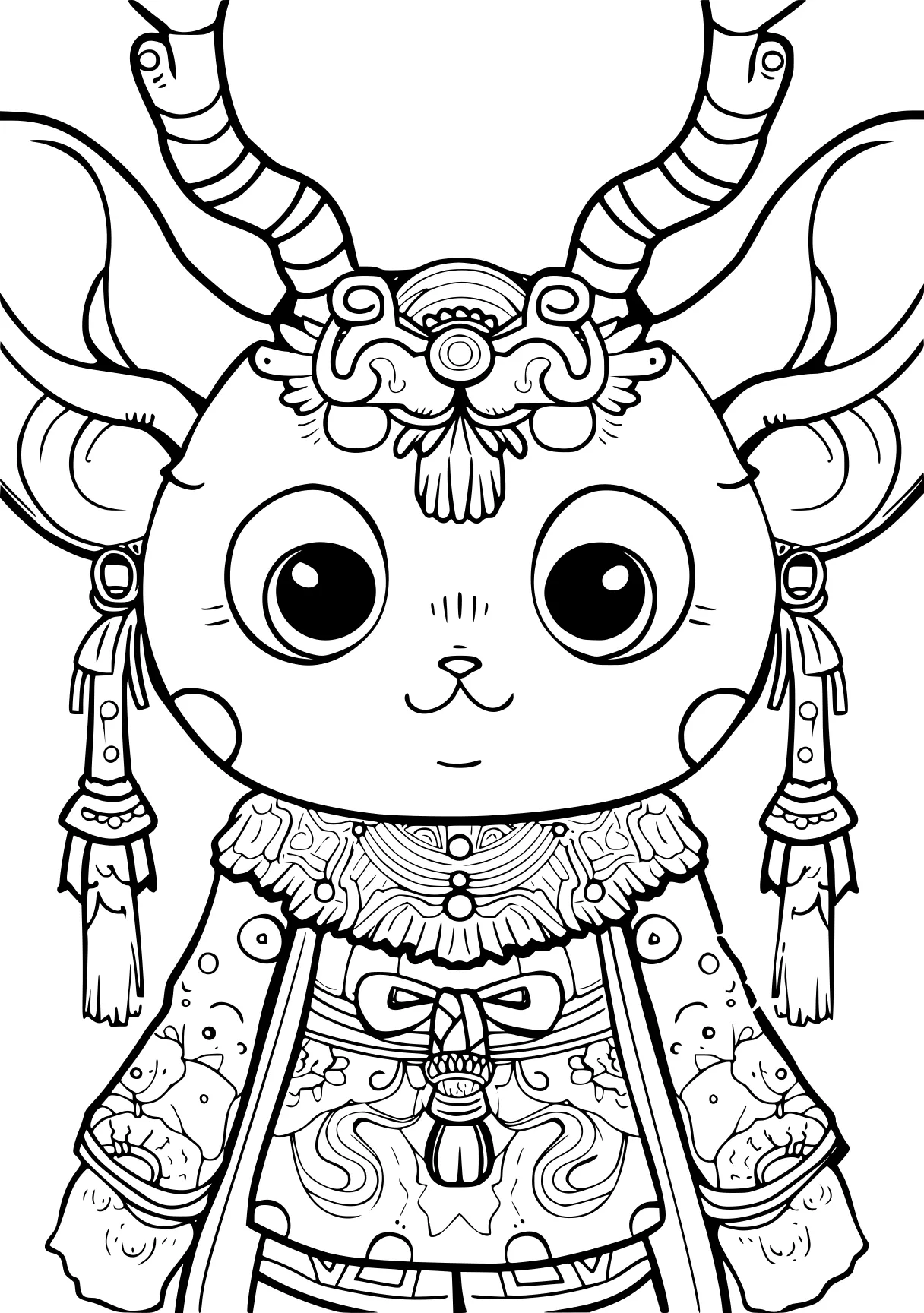 kuromi coloring page, illustrator, printables, llama, free downloads