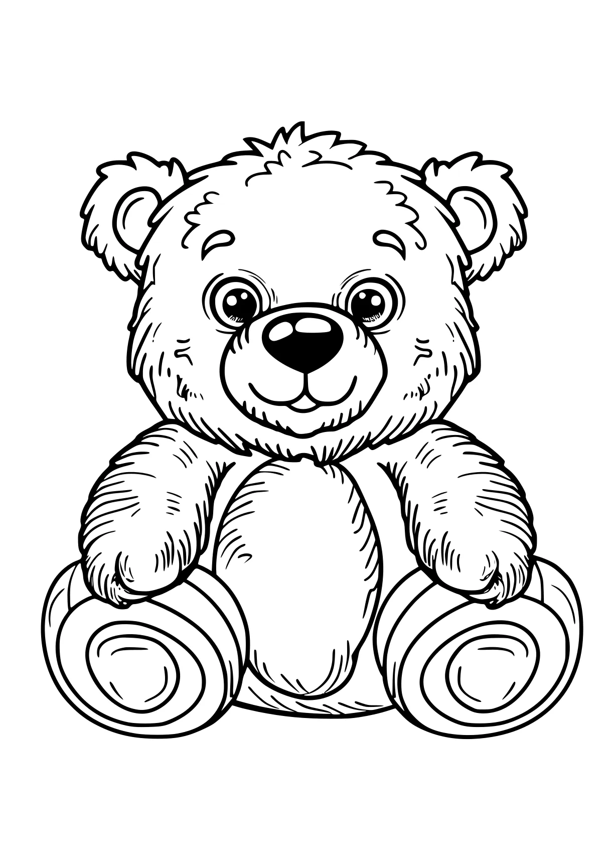 coloring images bear, teddy, fazbear, bears, free page downloads