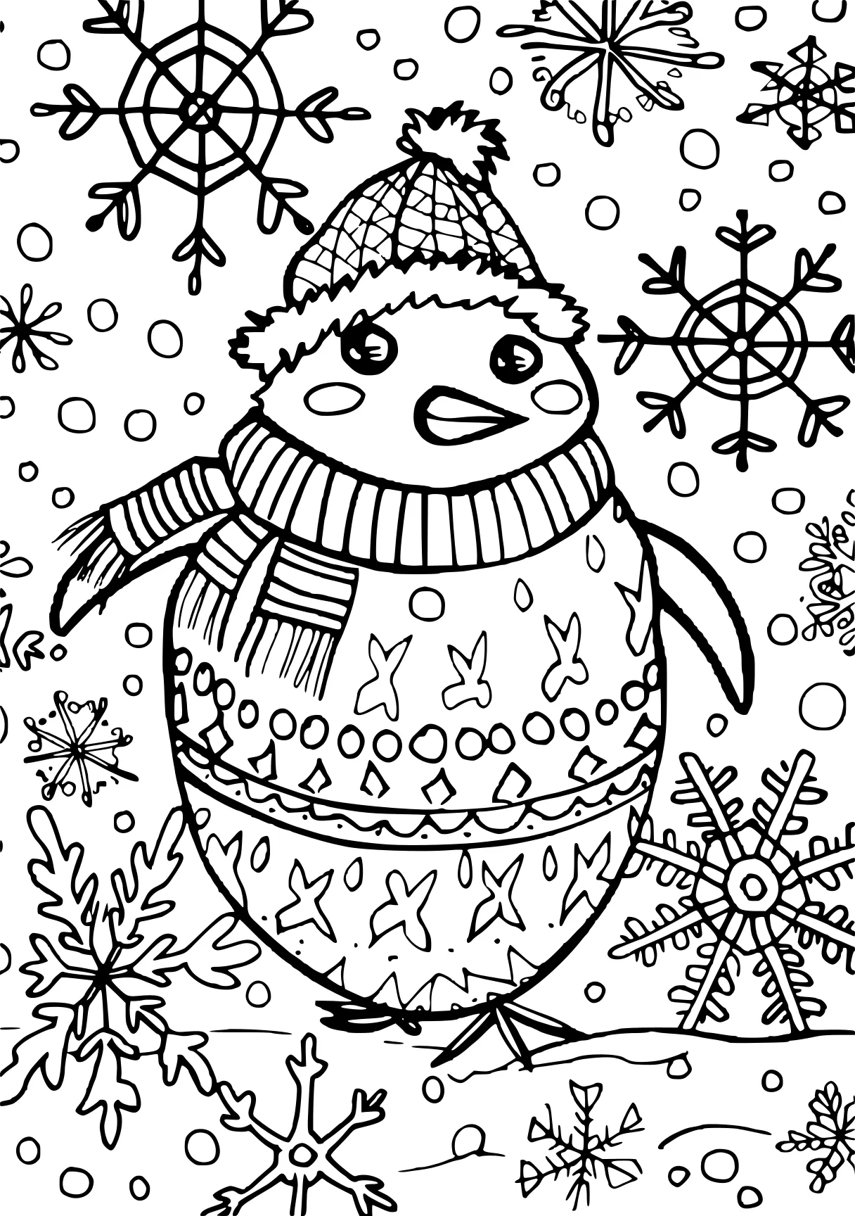 coloring pages for adults christmas snowman, zentangle, totoro, free page downloads