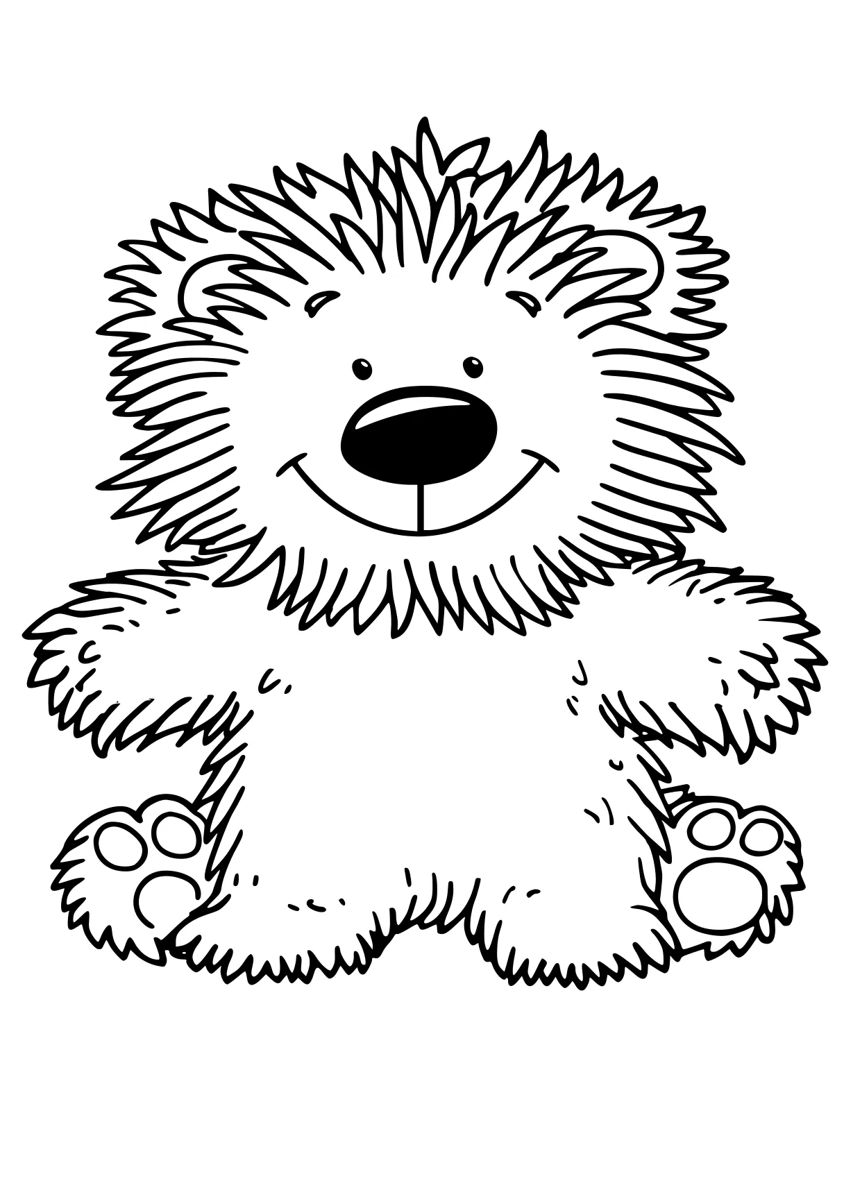 huggy wuggy colouring pages bear, teddy, hedgehog, winnie, koala, free coloring page downloads