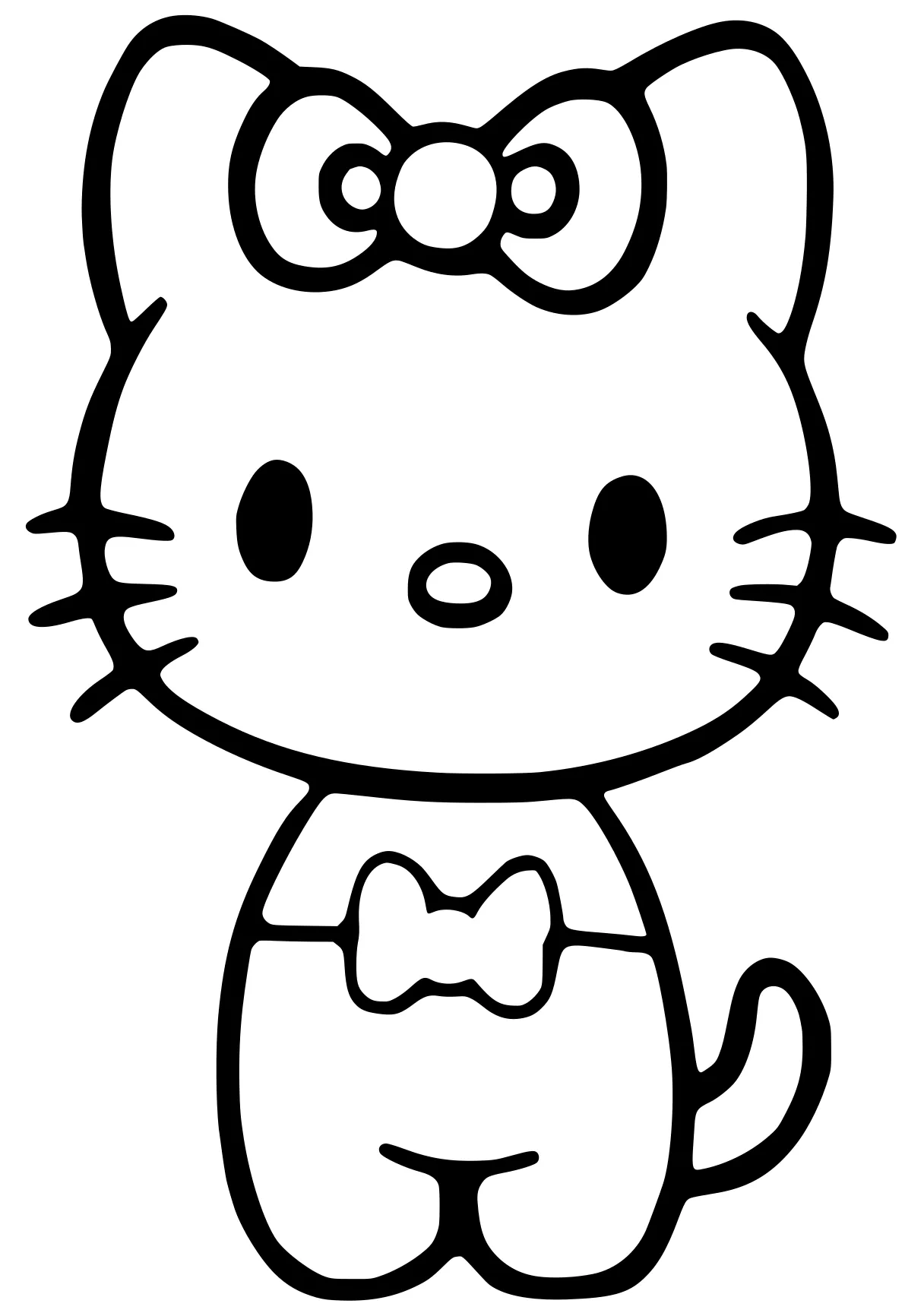 hello kitty coloring book sanrio, cinnamoroll, kitty, molang, unikitty, free page downloads