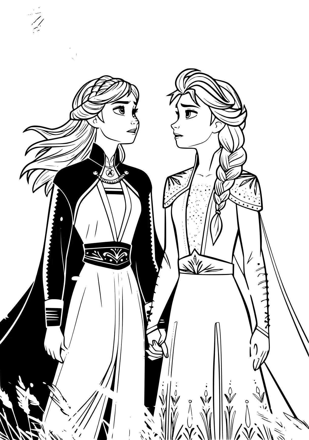 anna and elsa coloring pages dresses, frozen, descendants, ship, mothers, free page downloads