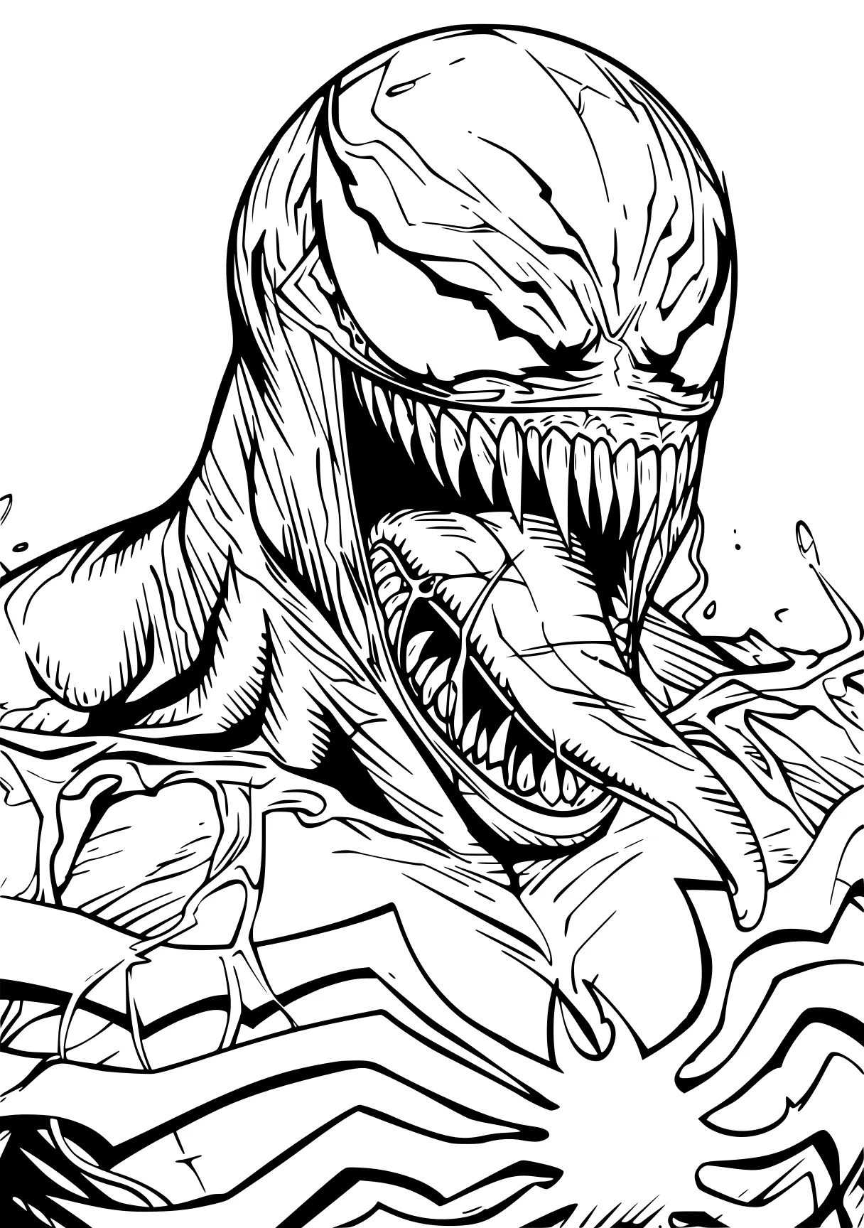 venom coloring pages venom, carnage, ultraman, spidey, cobra, free page downloads