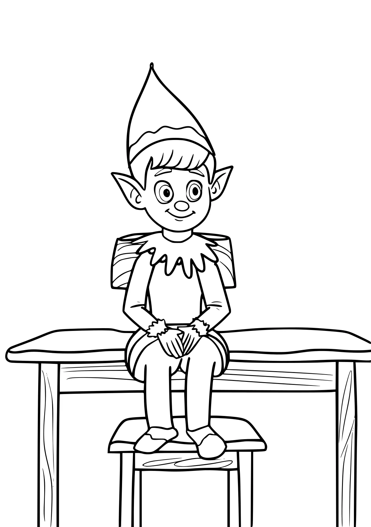 elf on the shelf coloring pages elf, gnome, pinocchio, goblin, free page downloads