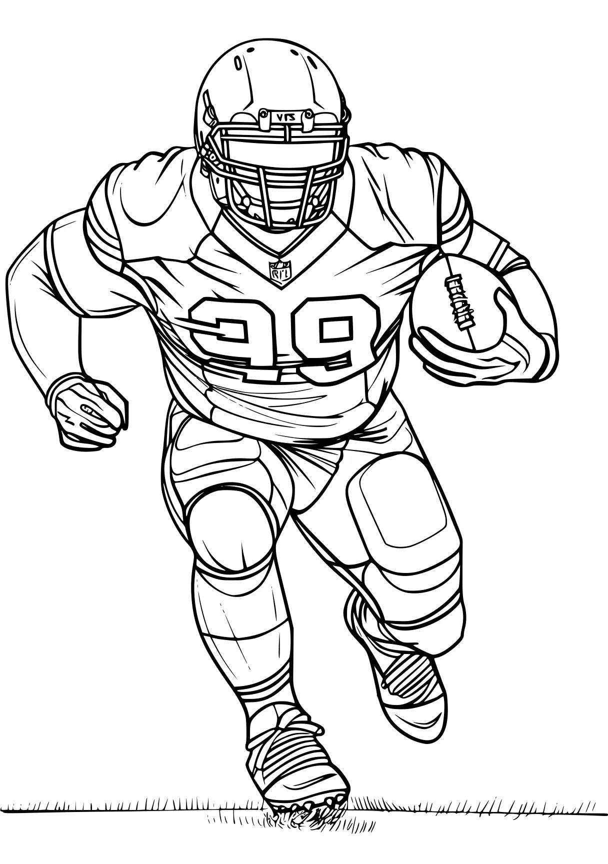 football player coloring page sports, football, 49ers, hatcher, nfl, free downloads