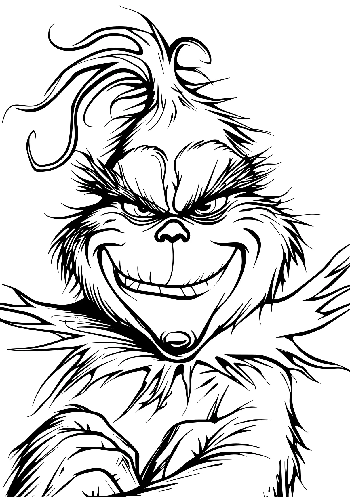 grinch coloring sheet grinch, gorilla, monkey, goofy, troll, free page downloads