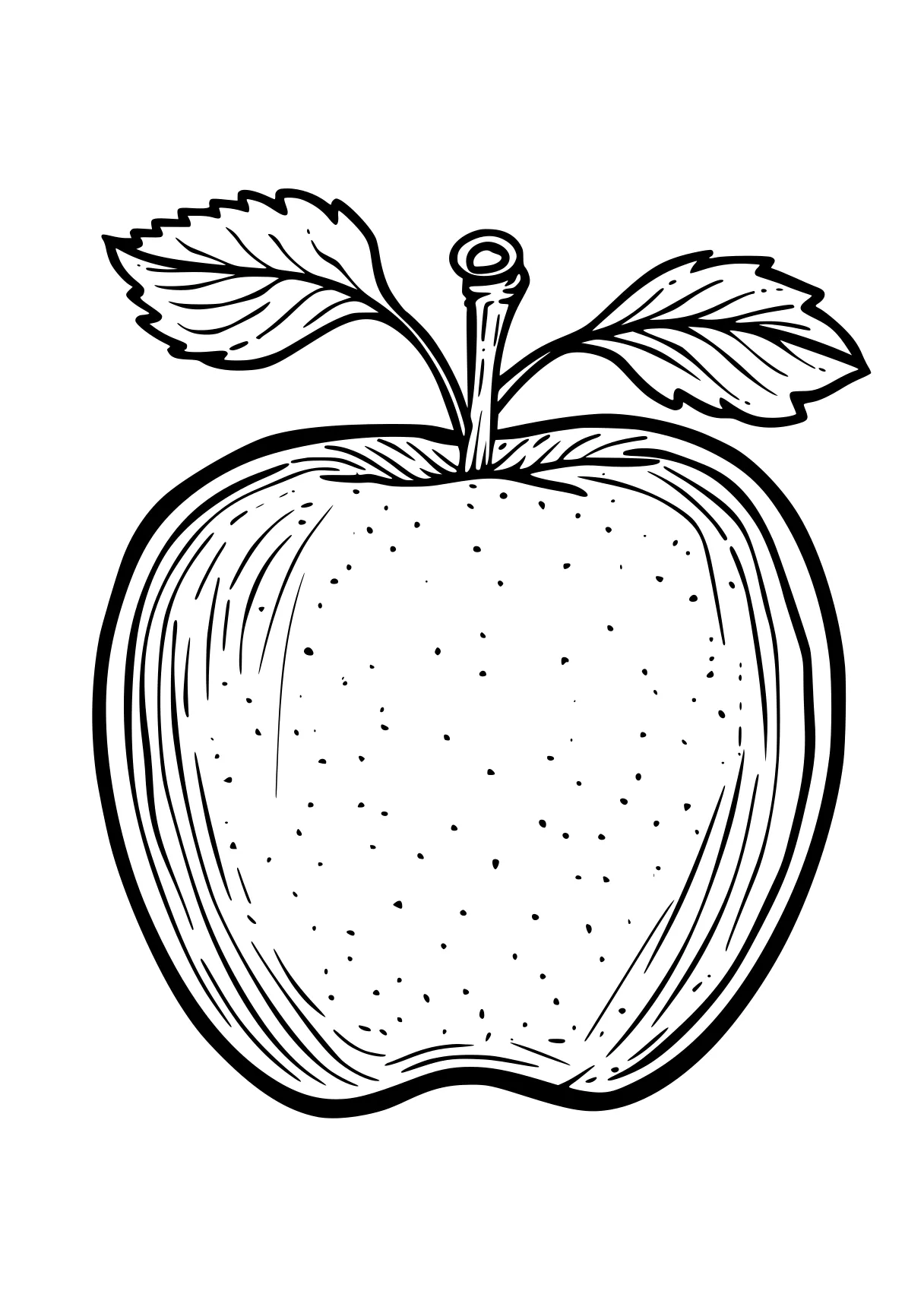 apple coloring page apple, fruit, vegetable, illustrator, acorn, free downloads