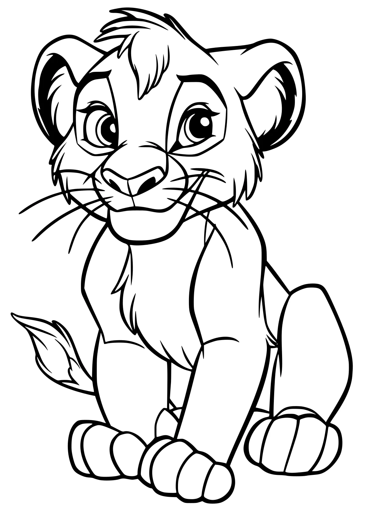 disney coloring pages lion, simba, paw, tiger, tinker, free page downloads