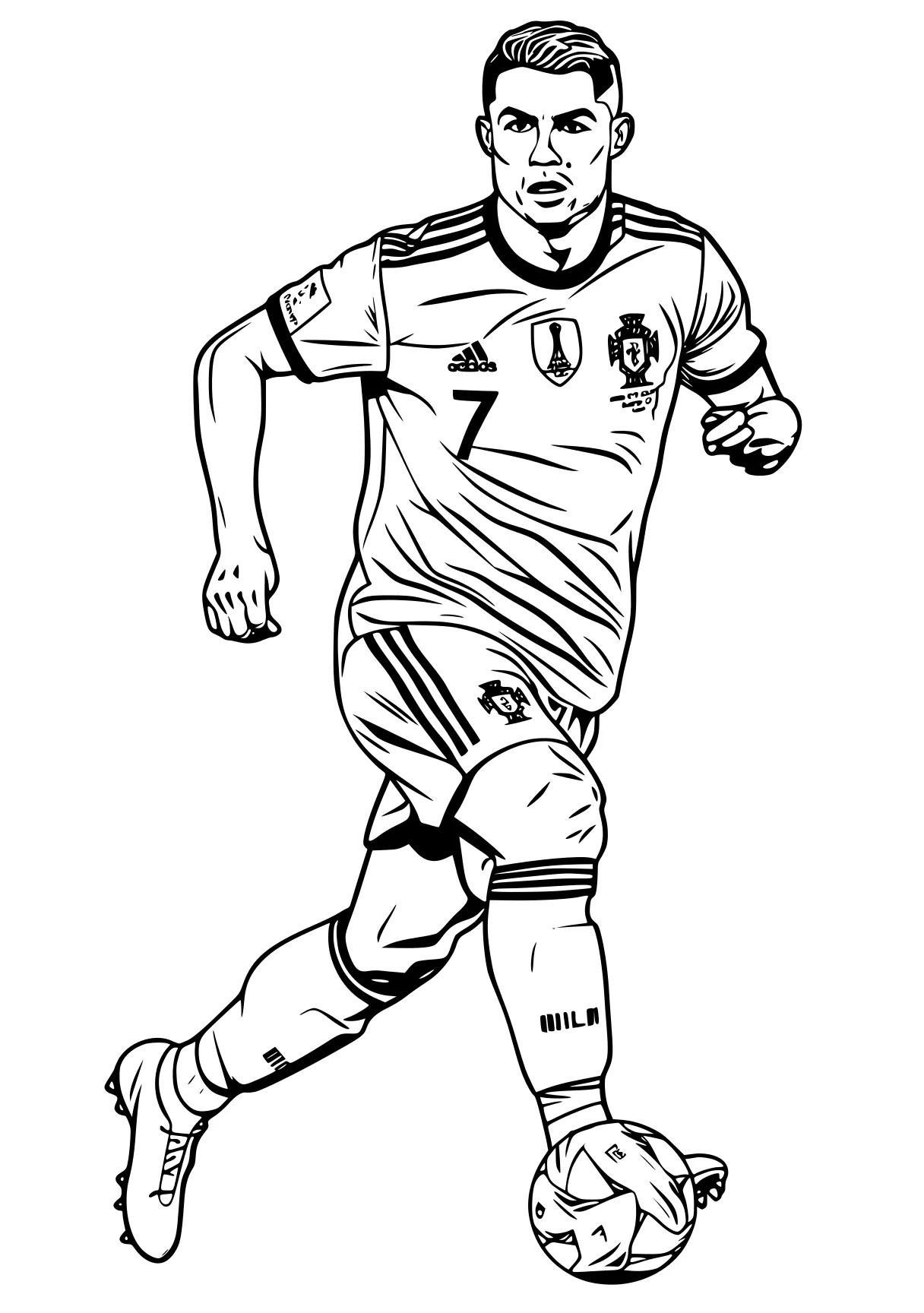 ronaldo coloring pages messi, ronaldo, cristiano, xavi, morales, free page downloads