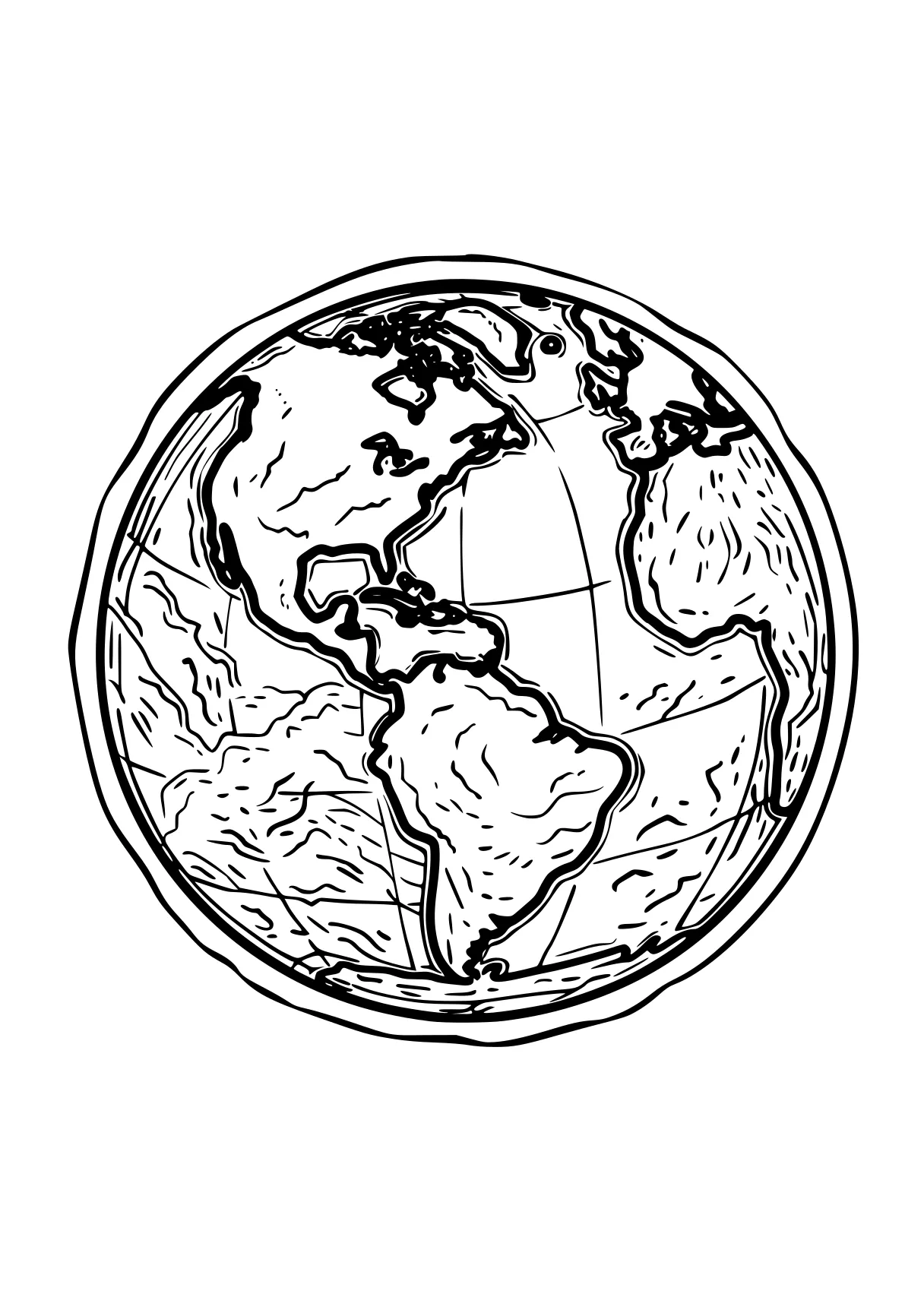 earth coloring page globe, earth, world, circle, komodo, free downloads