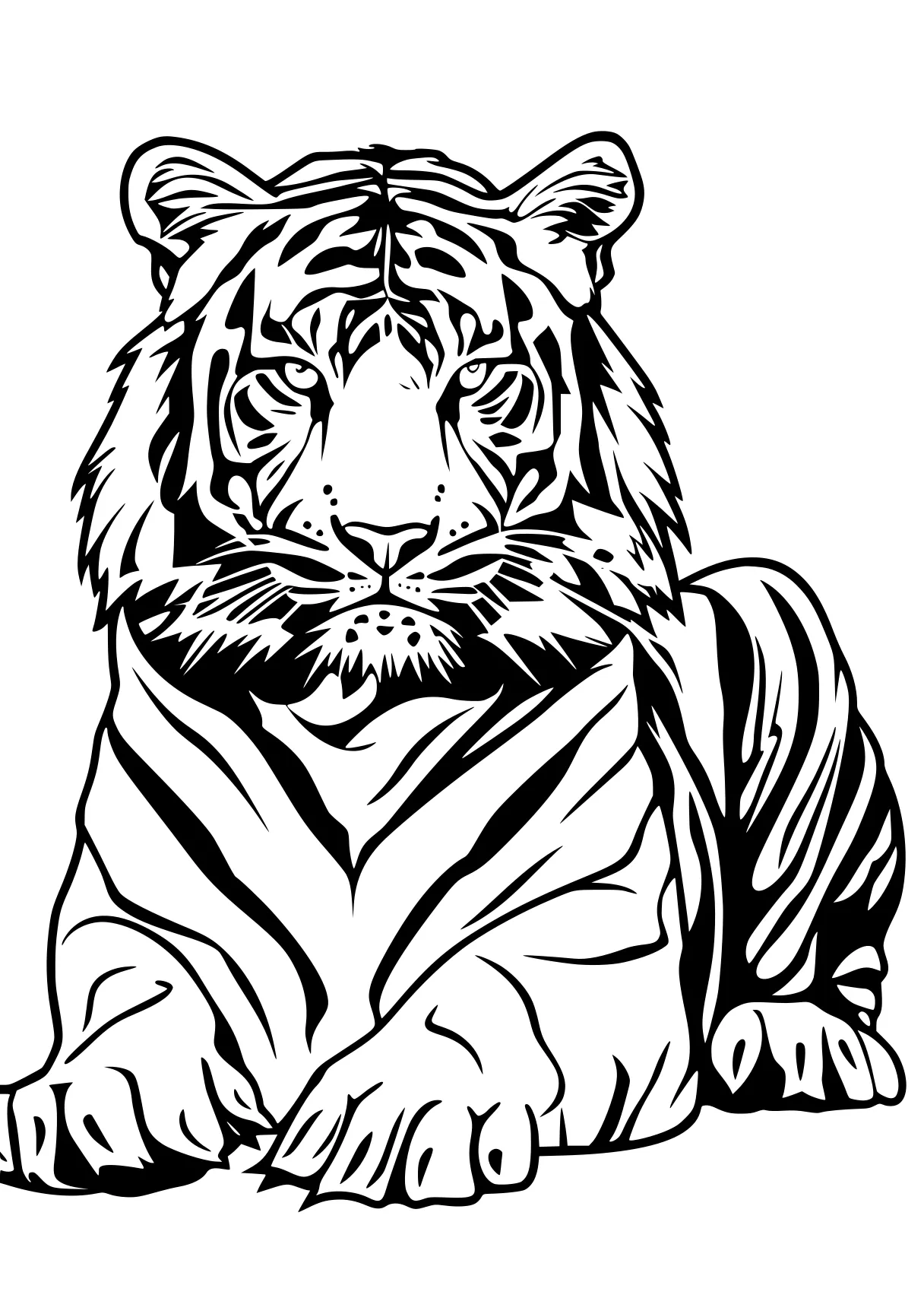 tiger coloring pages tiger, zebra, illustrator, lion, jaguar, free page downloads