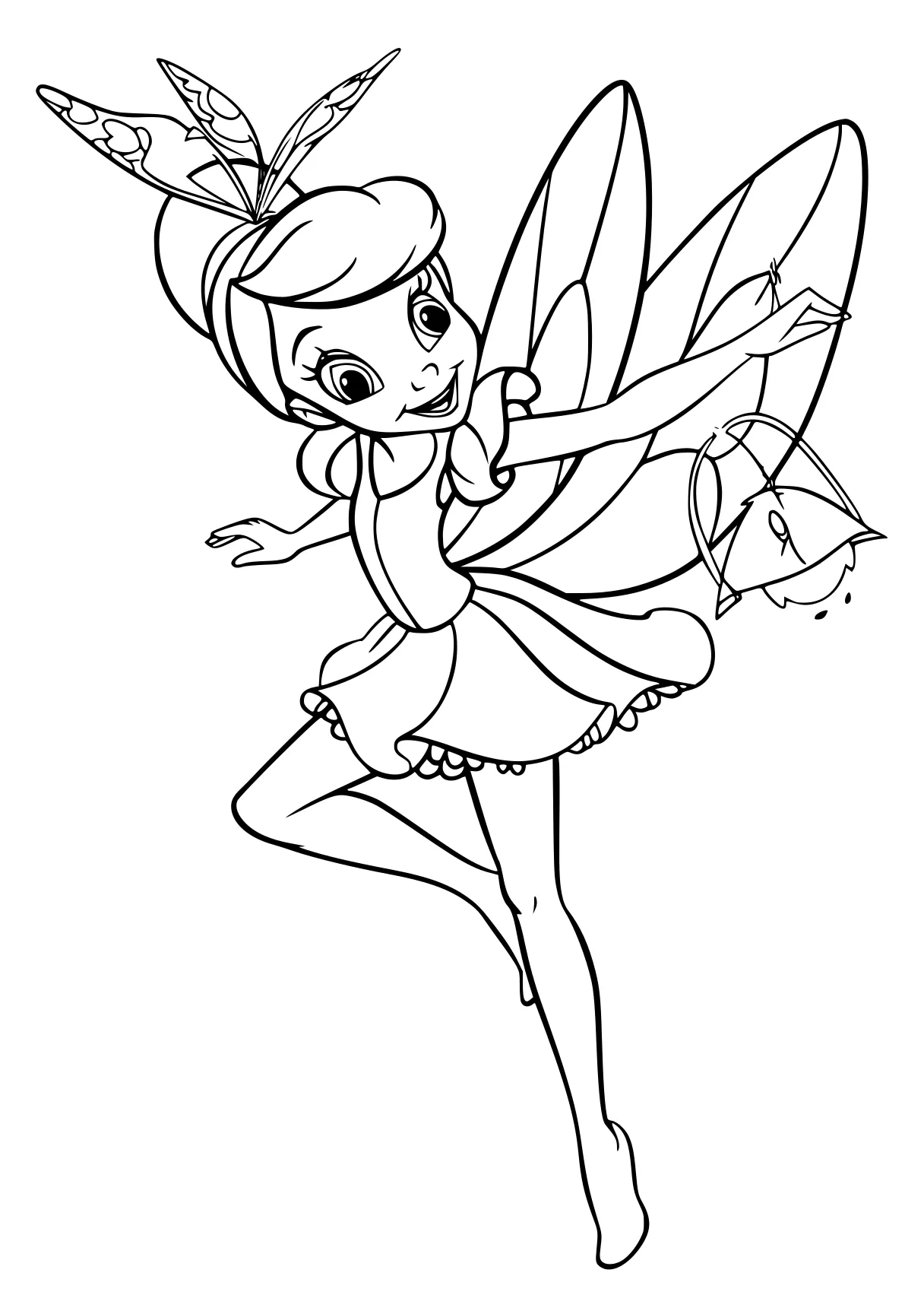 tinker bell coloring pages fairy, winx, ballerina, wings, fluttershy, free page downloads