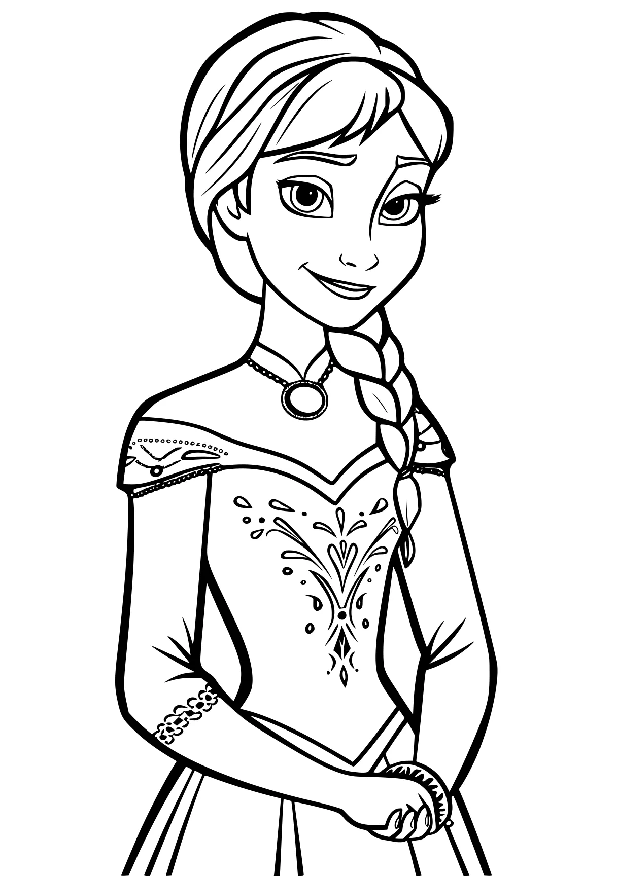 anna elsa coloring page tiana, elsa, rapunzel, jasmine, anna, free downloads