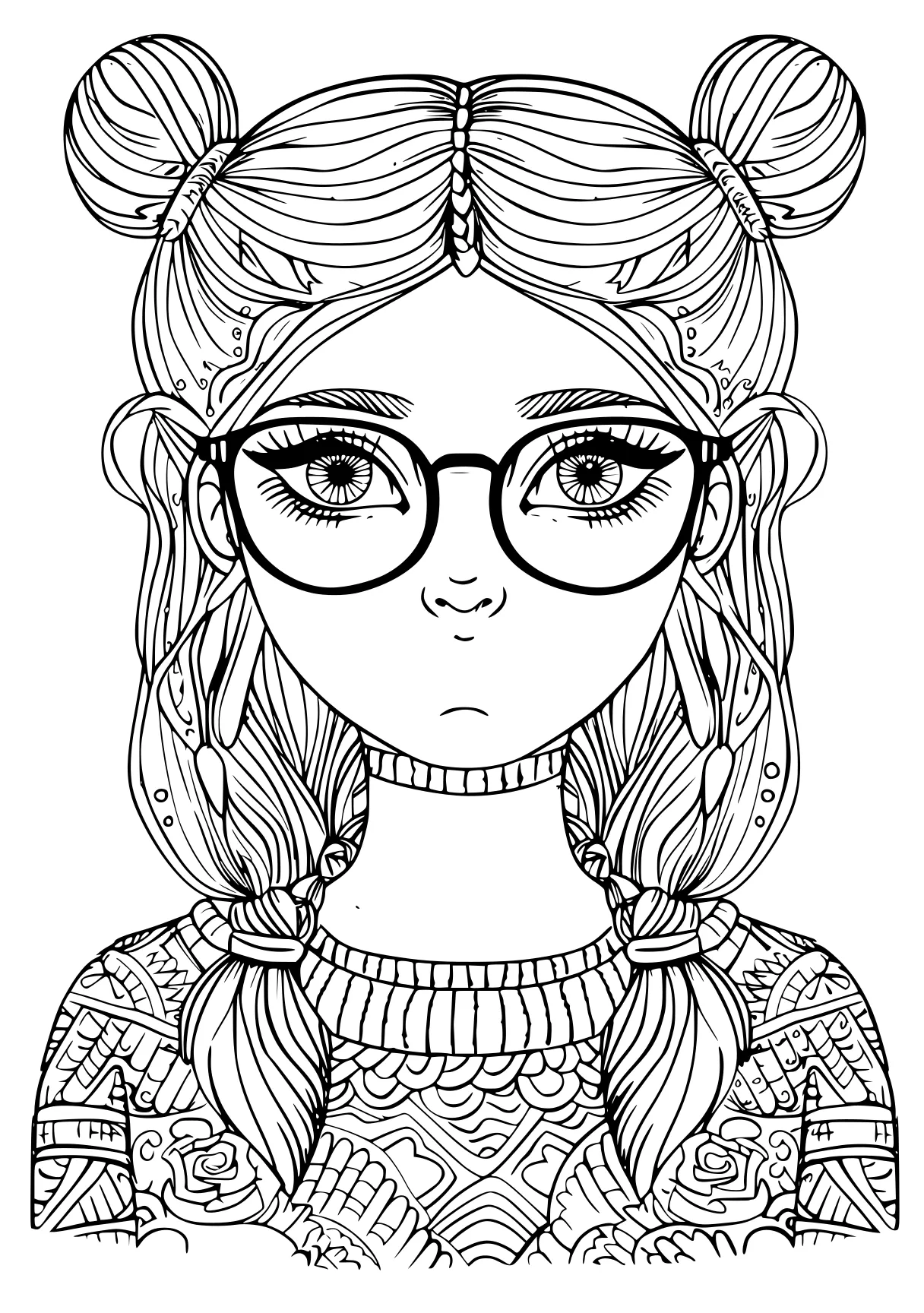 cute coloring pictures, illustrator, zentangle, printables, free page downloads