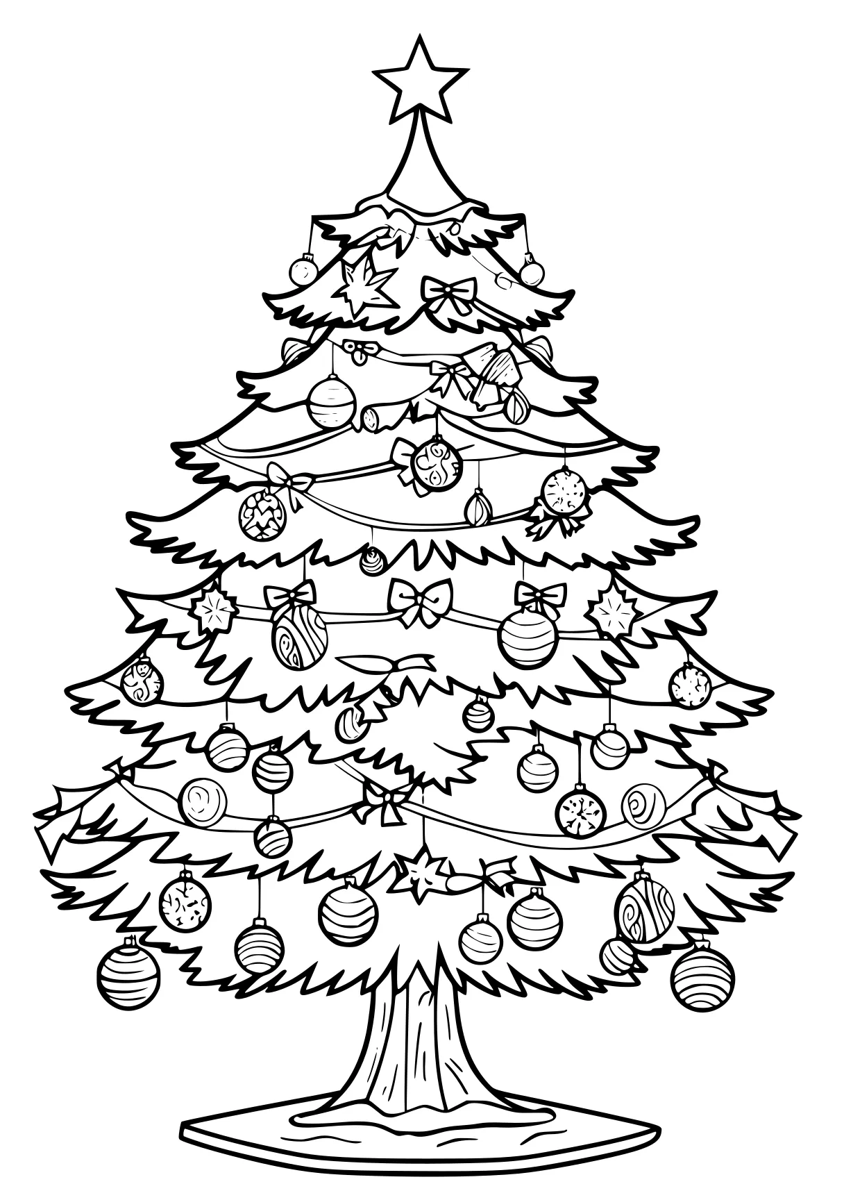 christmas tree pictures to color ornament, tree, merry, christmas, free coloring page downloads