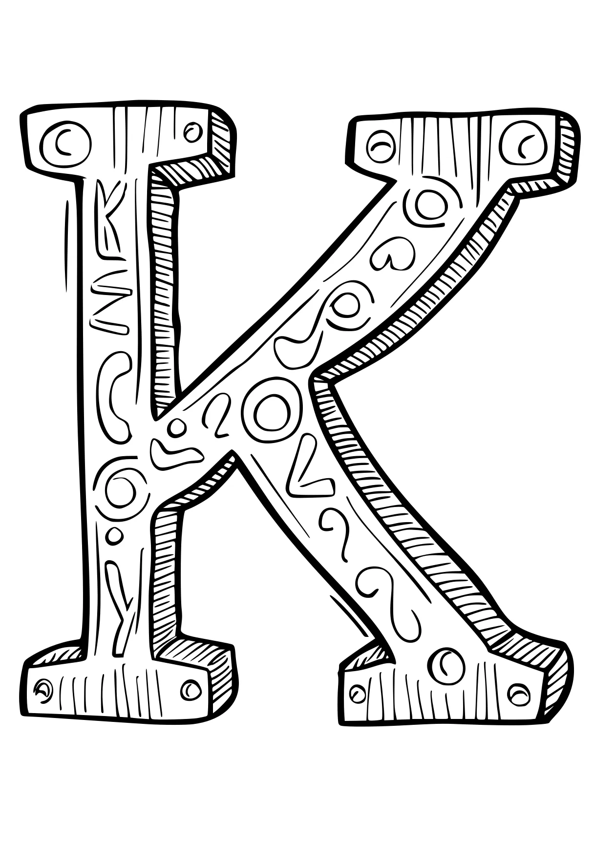 alphabet coloring book ornament, skeleton, leg, letters, alphabet, free page downloads