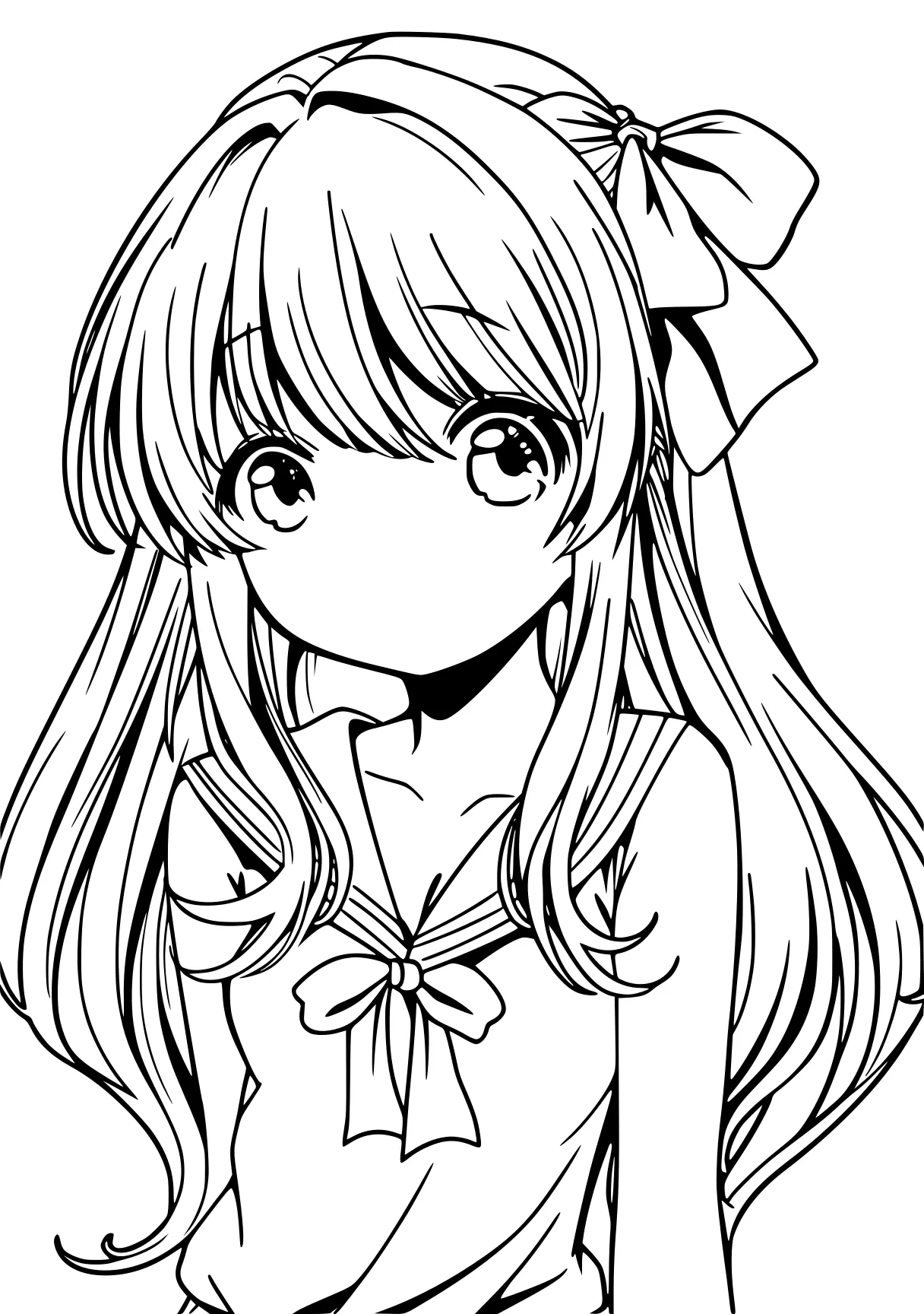 anime coloring sheet shinobu, manga, kuromi, coloring, free page downloads