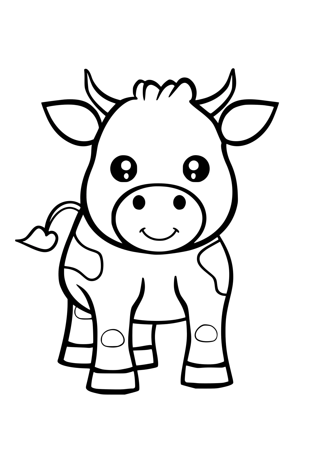 coloring worksheets cow, peppa, rhino, pig, buffalo, free page downloads