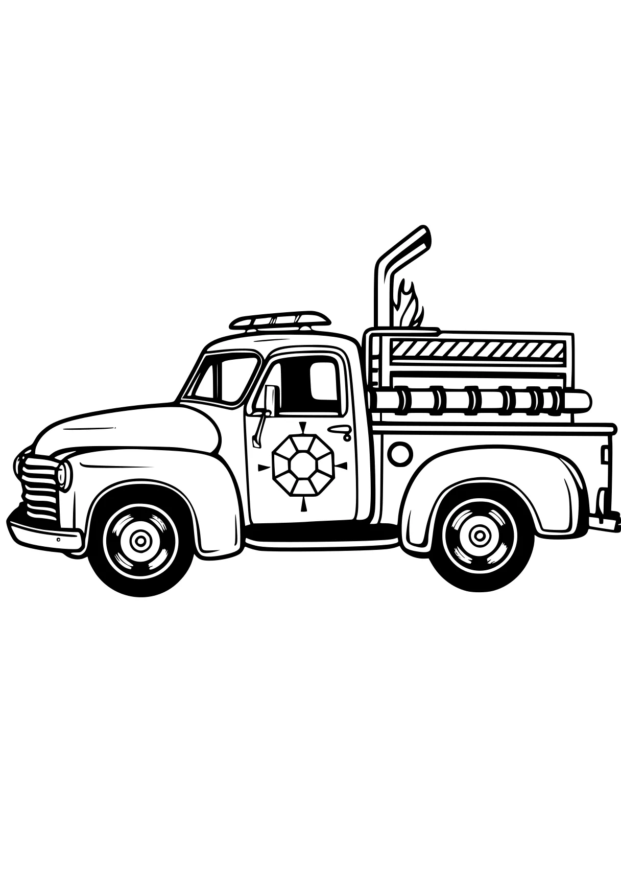 fire truck coloring page truck, ambulance, trucks, vehicle, ranger, free downloads