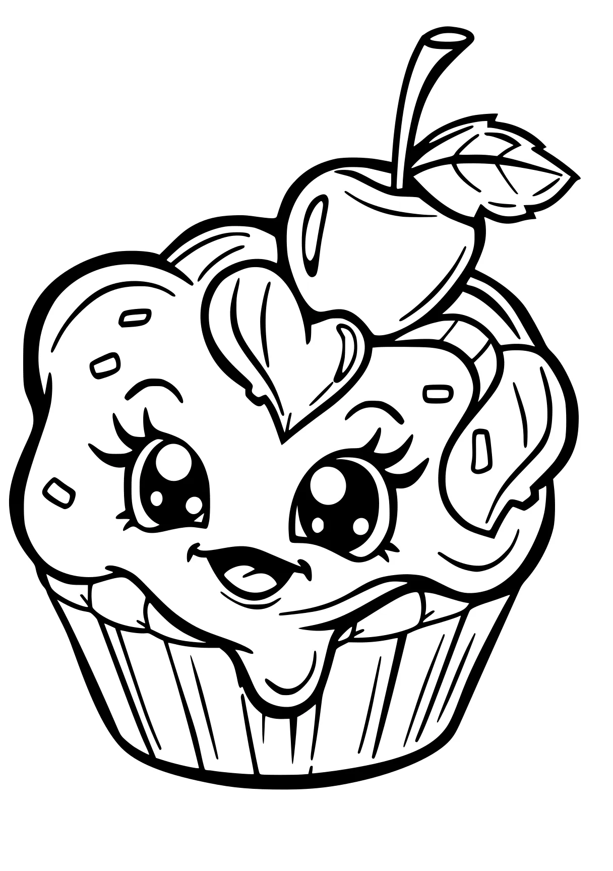 shopkin coloring page cupcake, pinkie, applejack, rarity, mlp, free downloads